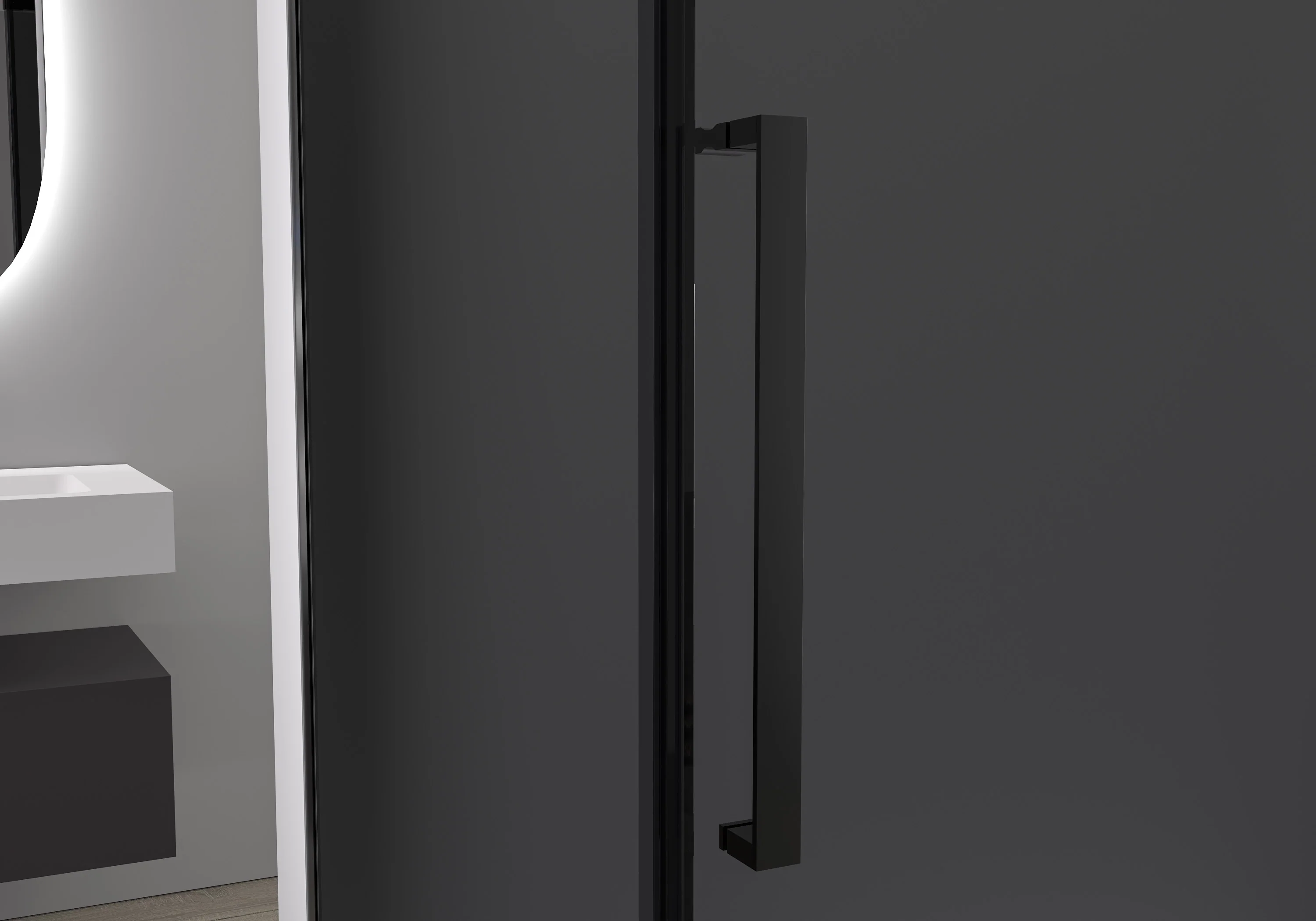Indbygningsbruser med skydedør Soft-Close DX906 FLEX - Image 7
