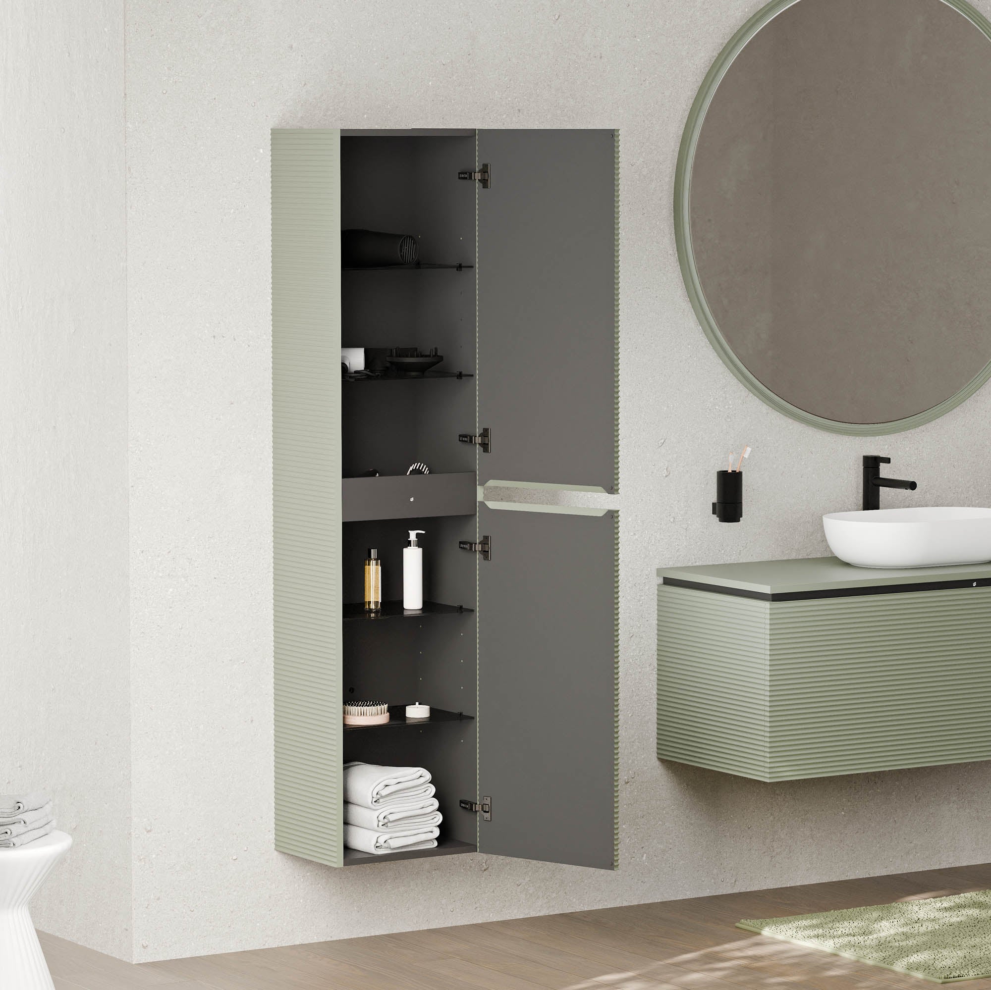 Badeværelses højskab MAUI 171 cm - Image 6