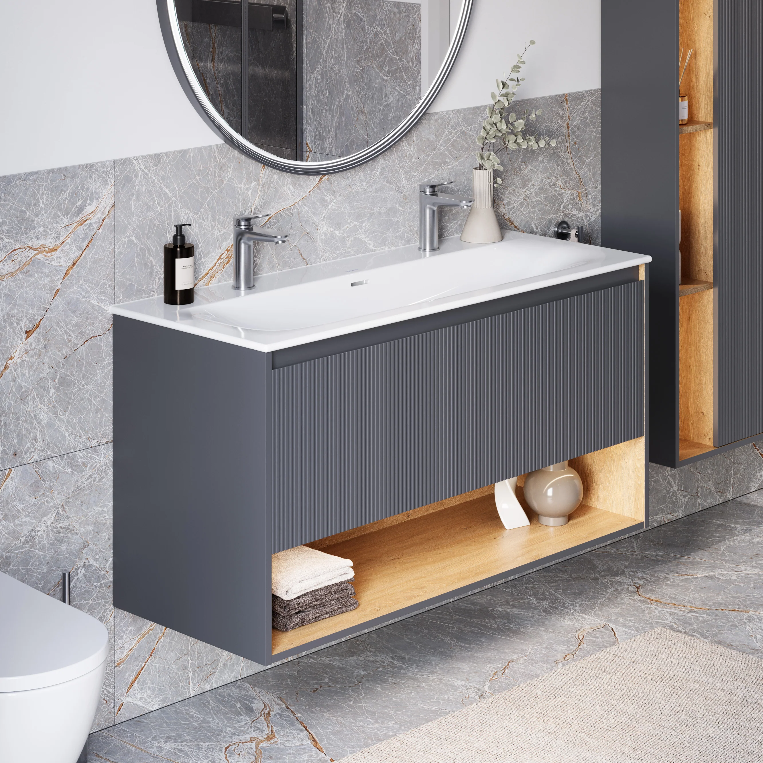 Bademøbel sæt BELDIVO 120 cm - Image 14