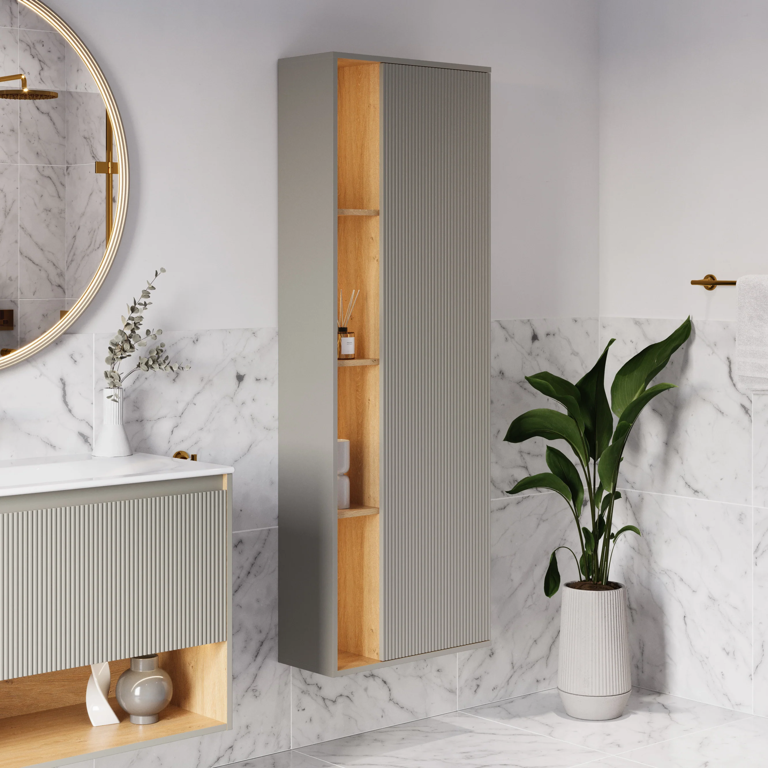 Bademøbel sæt BELDIVO 120 cm - Image 30