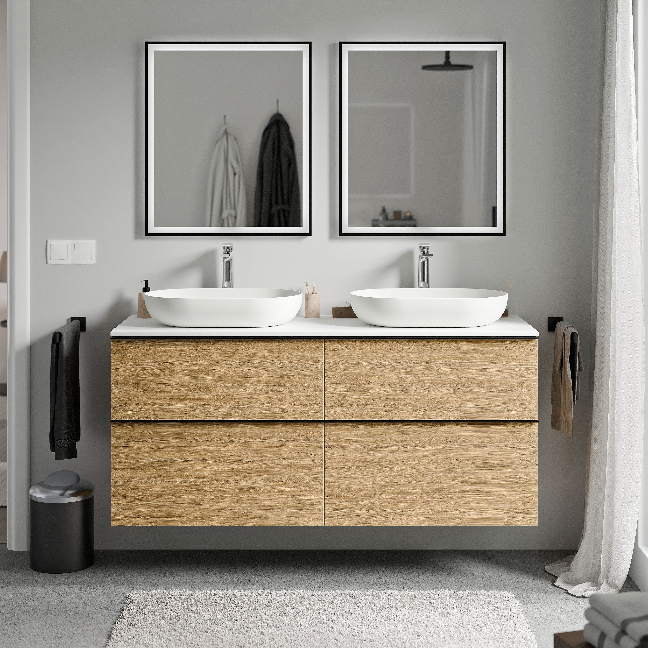 Badeværelsesmøbel underskab LAVOA 120 cm - Image 31