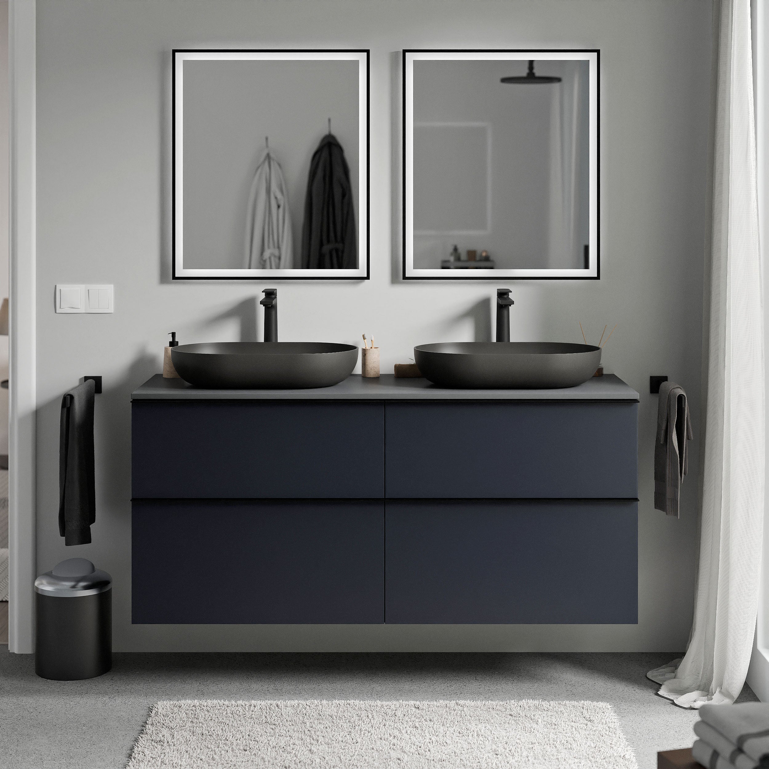 Badeværelsesmøbel underskab LAVOA 120 cm - Image 37