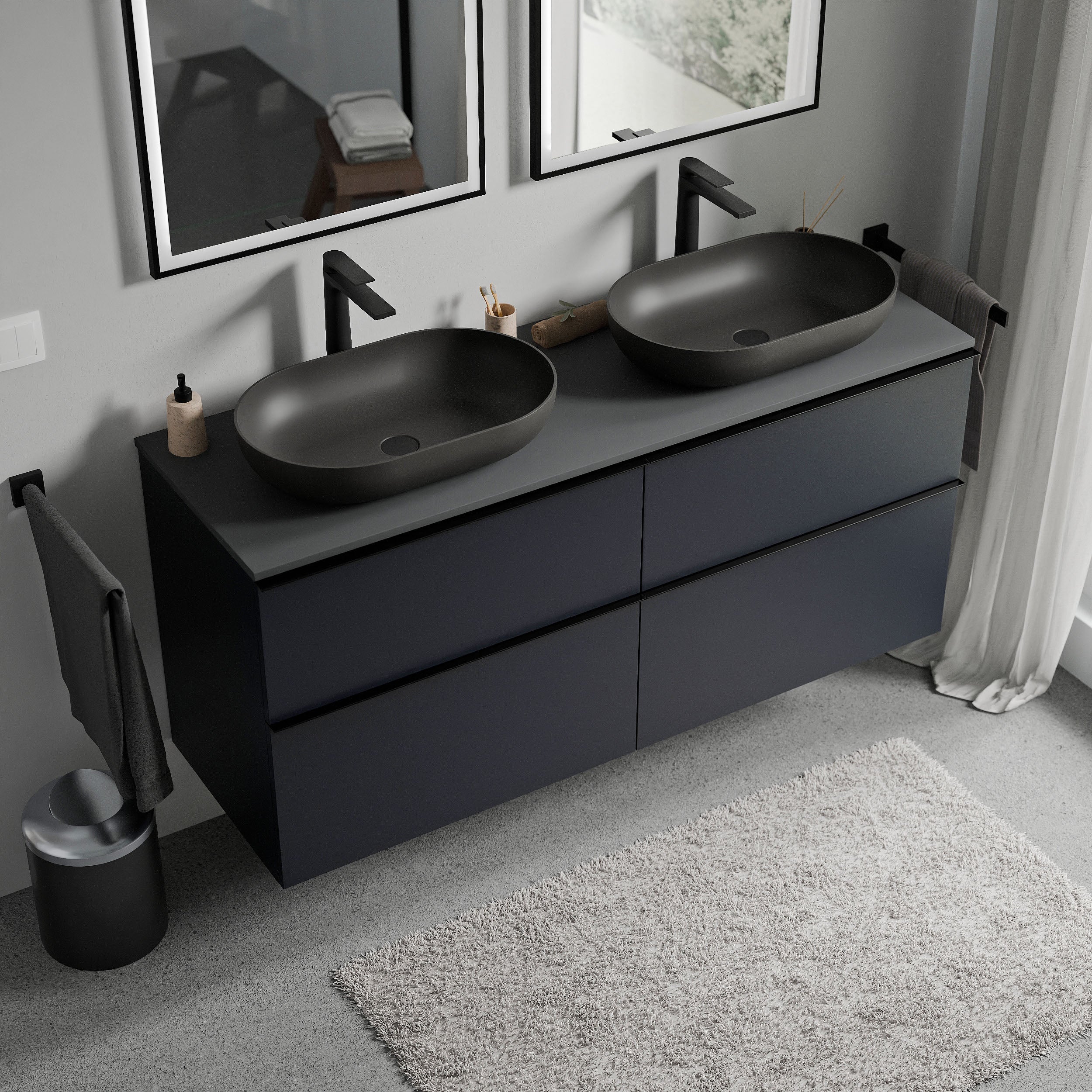 Badeværelsesmøbel underskab LAVOA 120 cm - Image 38