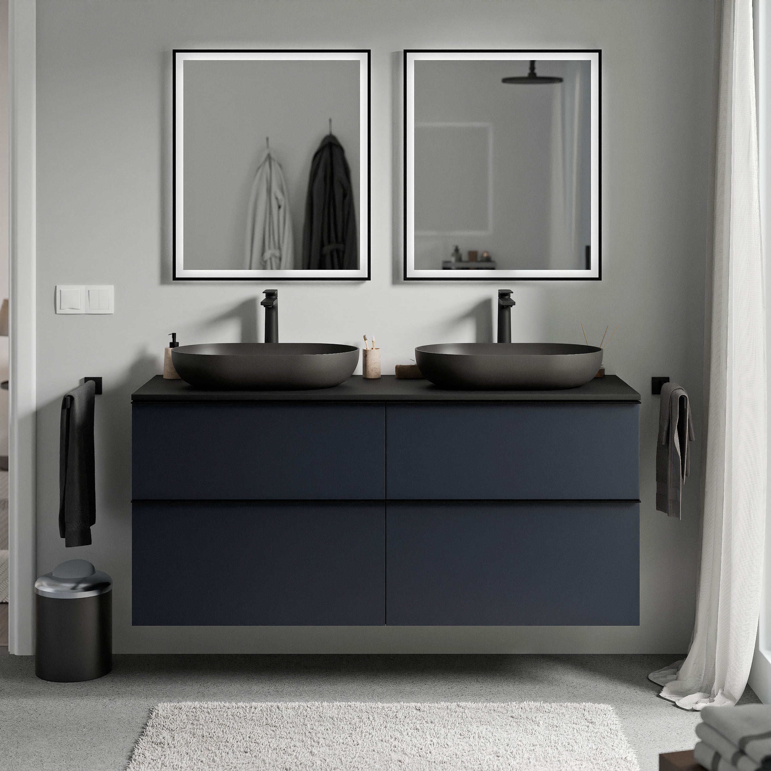 Badeværelsesmøbel underskab LAVOA 120 cm - Image 46