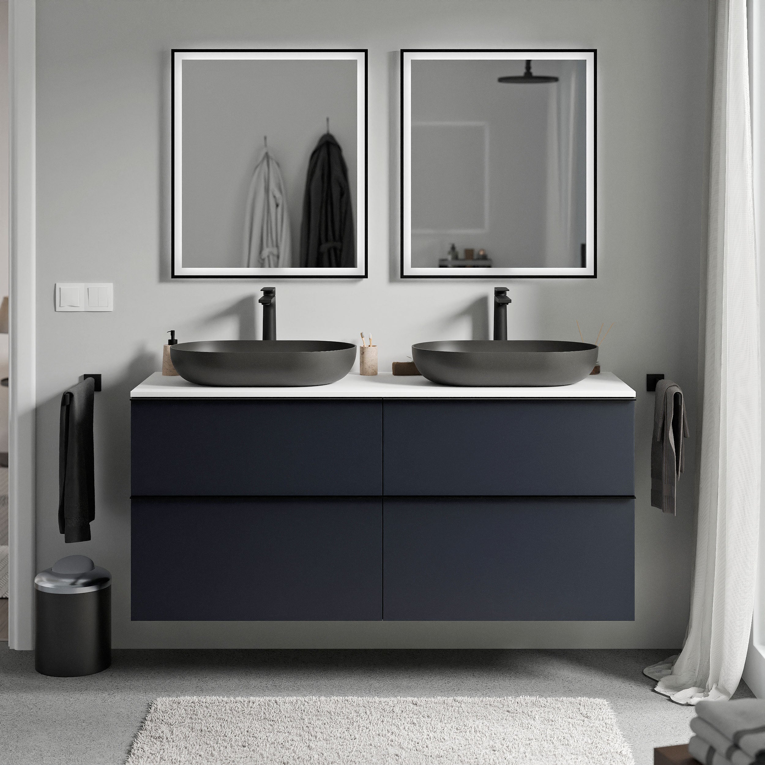 Badeværelsesmøbel underskab LAVOA 120 cm - Image 49