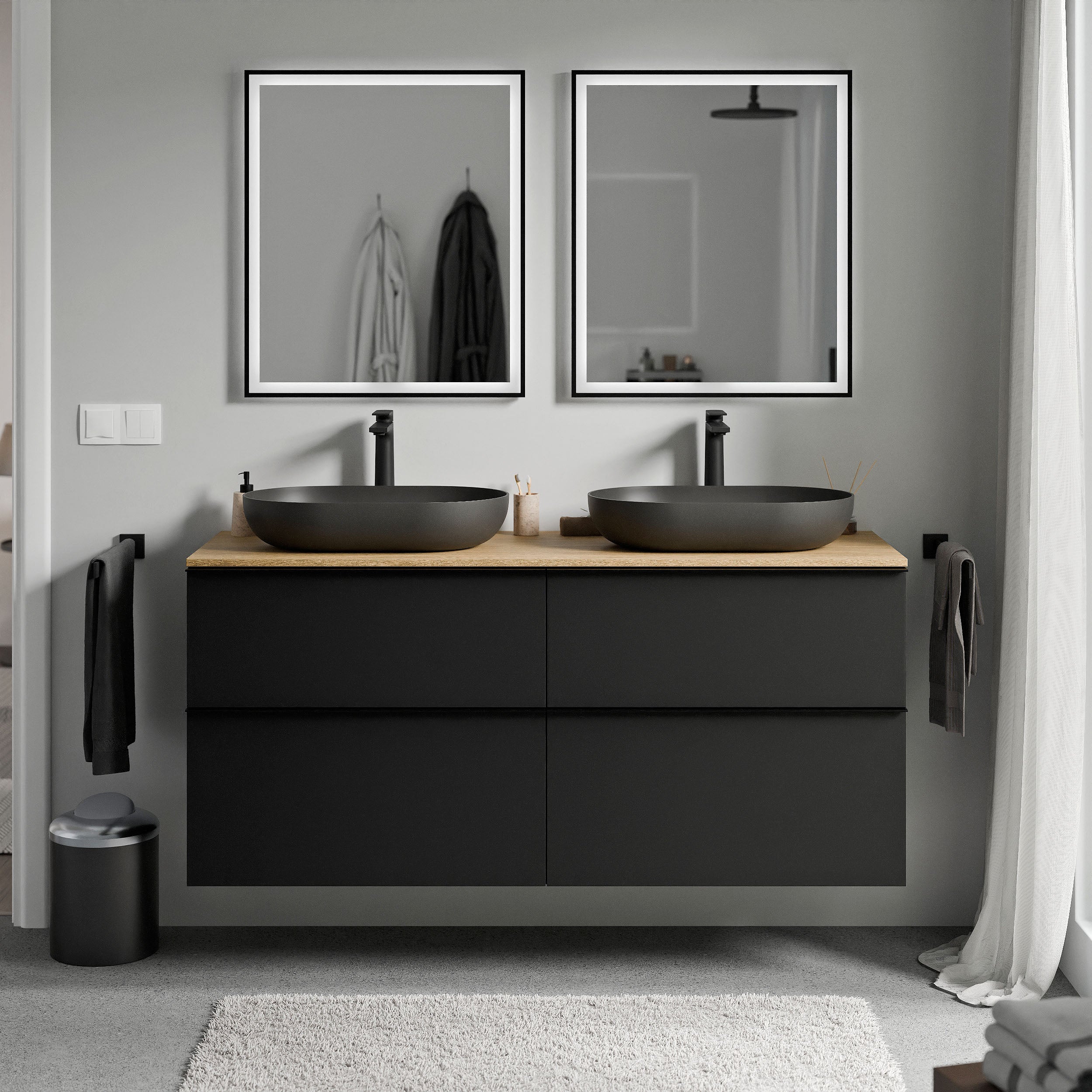 Badeværelsesmøbel underskab LAVOA 120 cm - Image 58