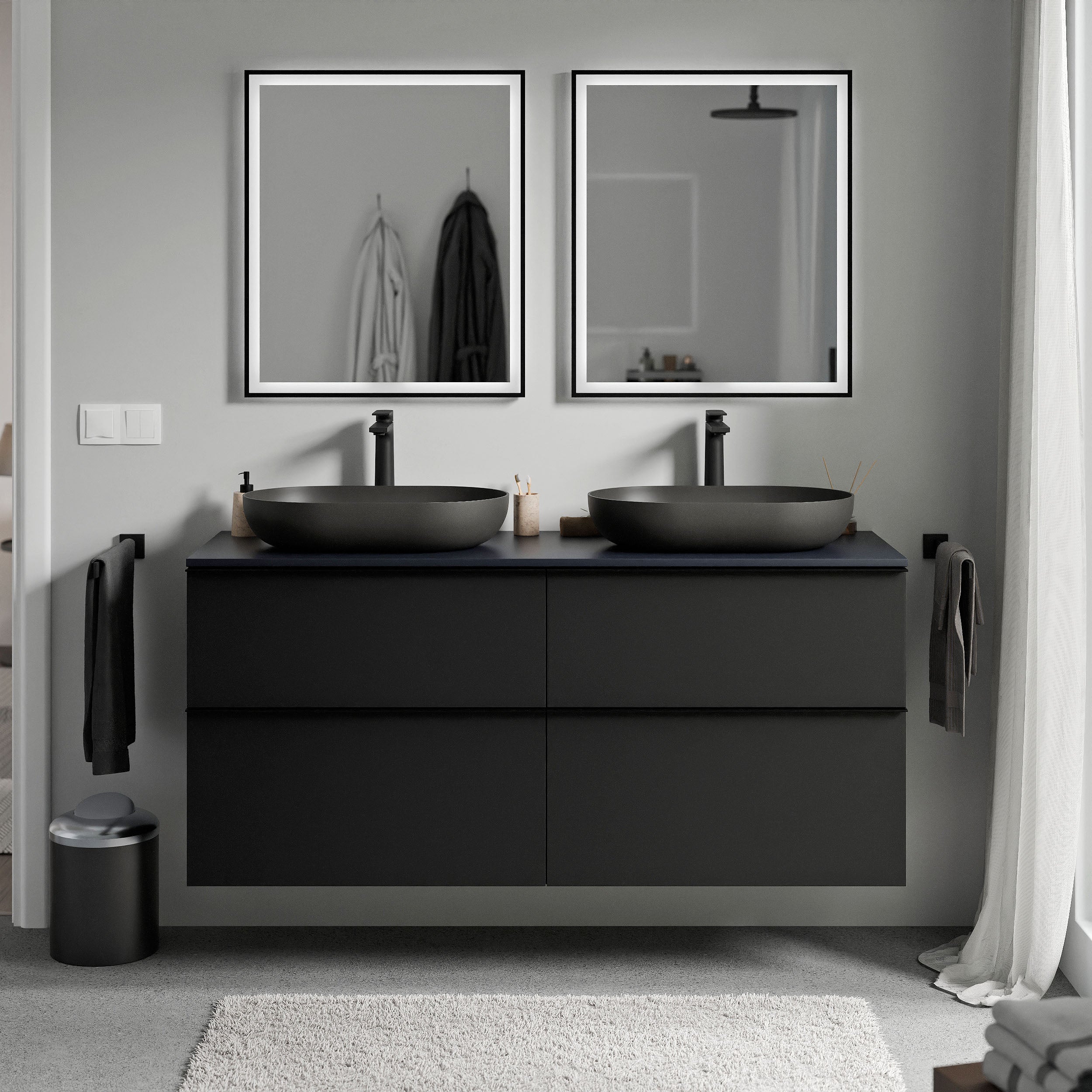 Badeværelsesmøbel underskab LAVOA 120 cm - Image 61
