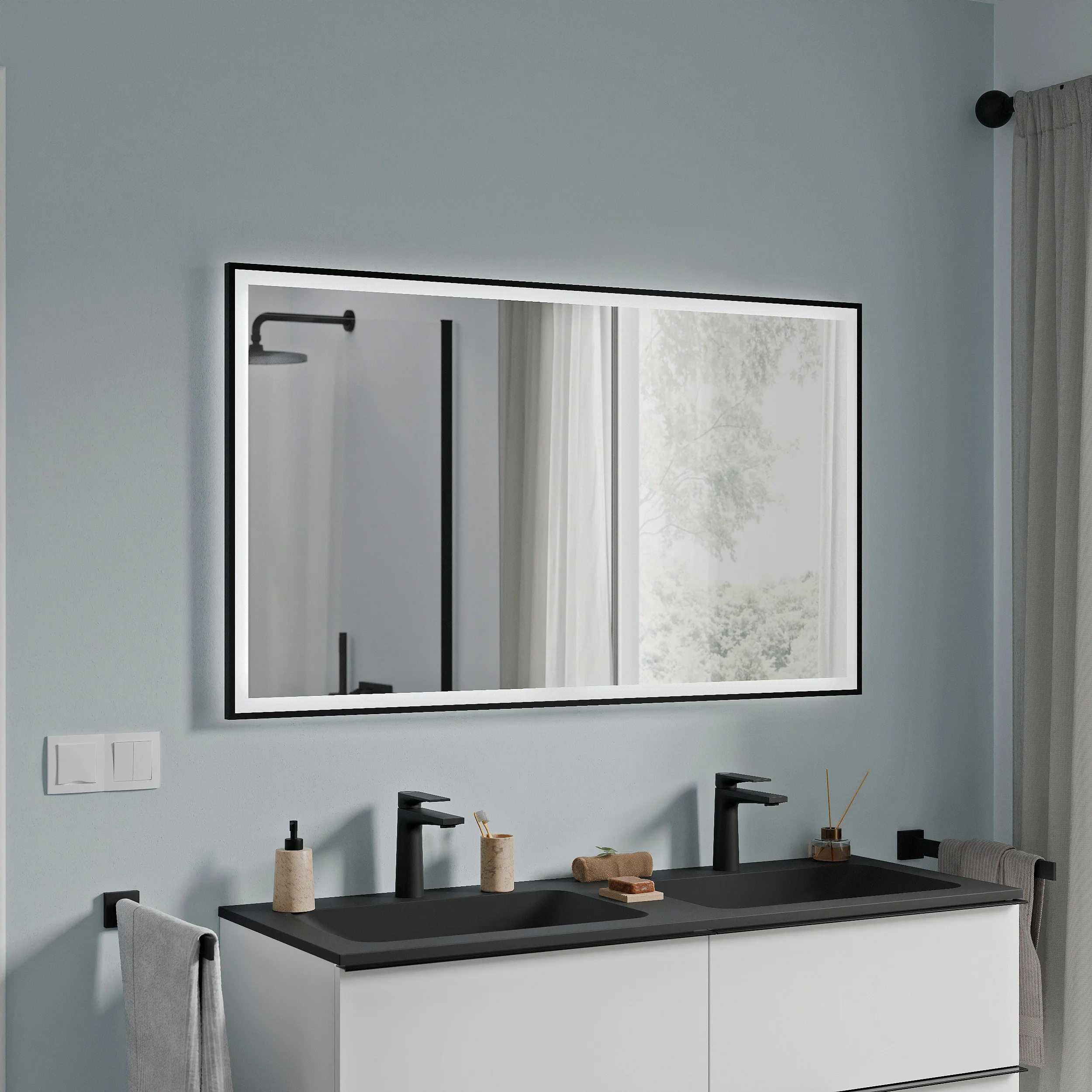 Badspejl VARO FRAME firkantet - Image 17