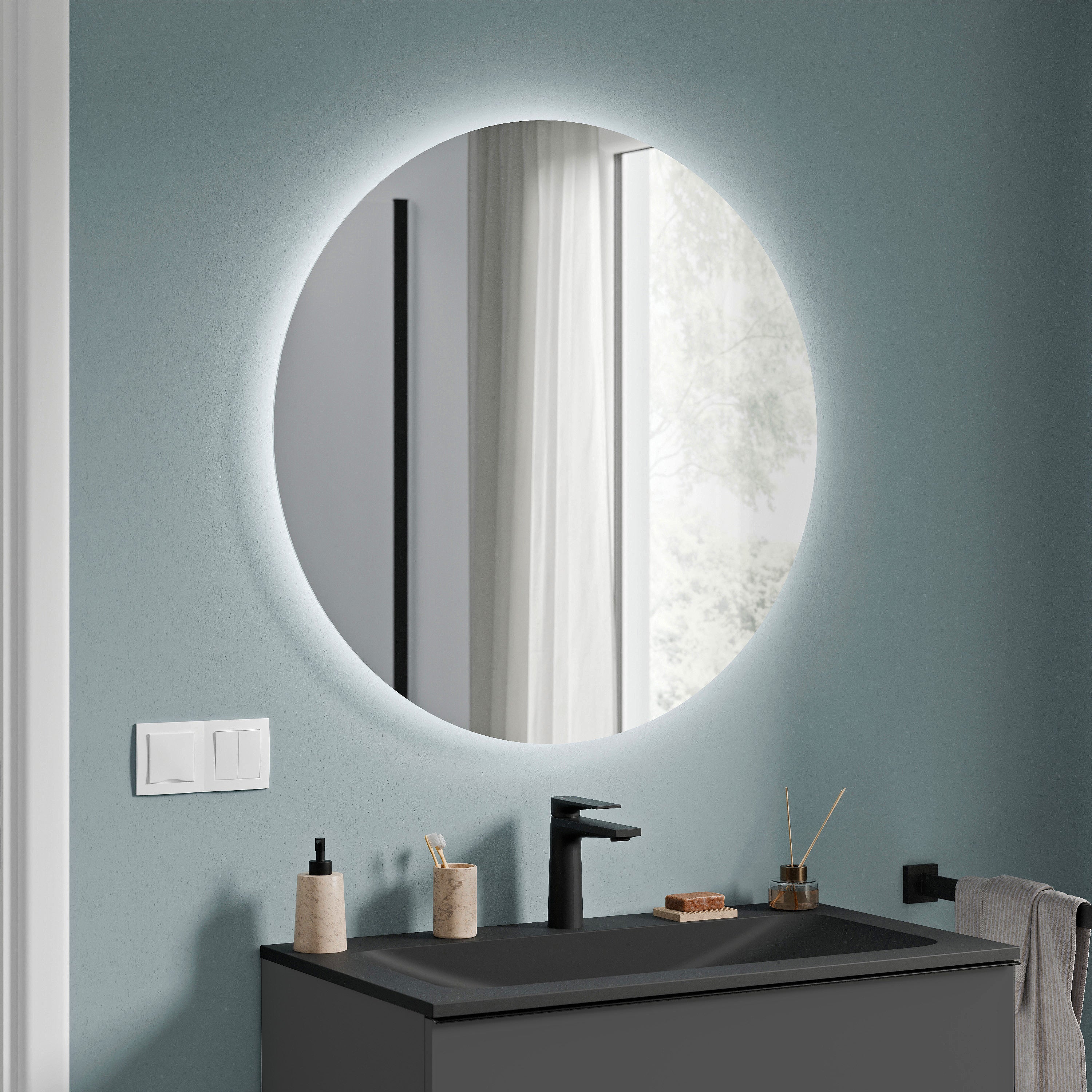 Bademøbelsæt AVA 80 cm med håndvask - Image 37