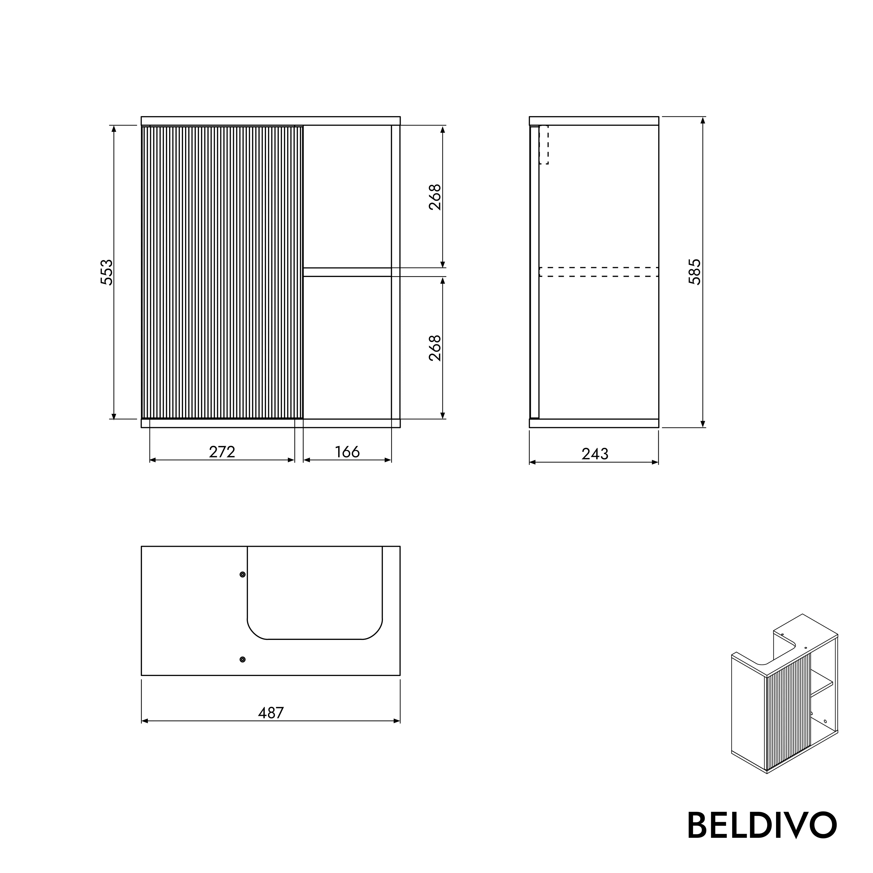 Vaskeskab BELDIVO 50 - Image 31