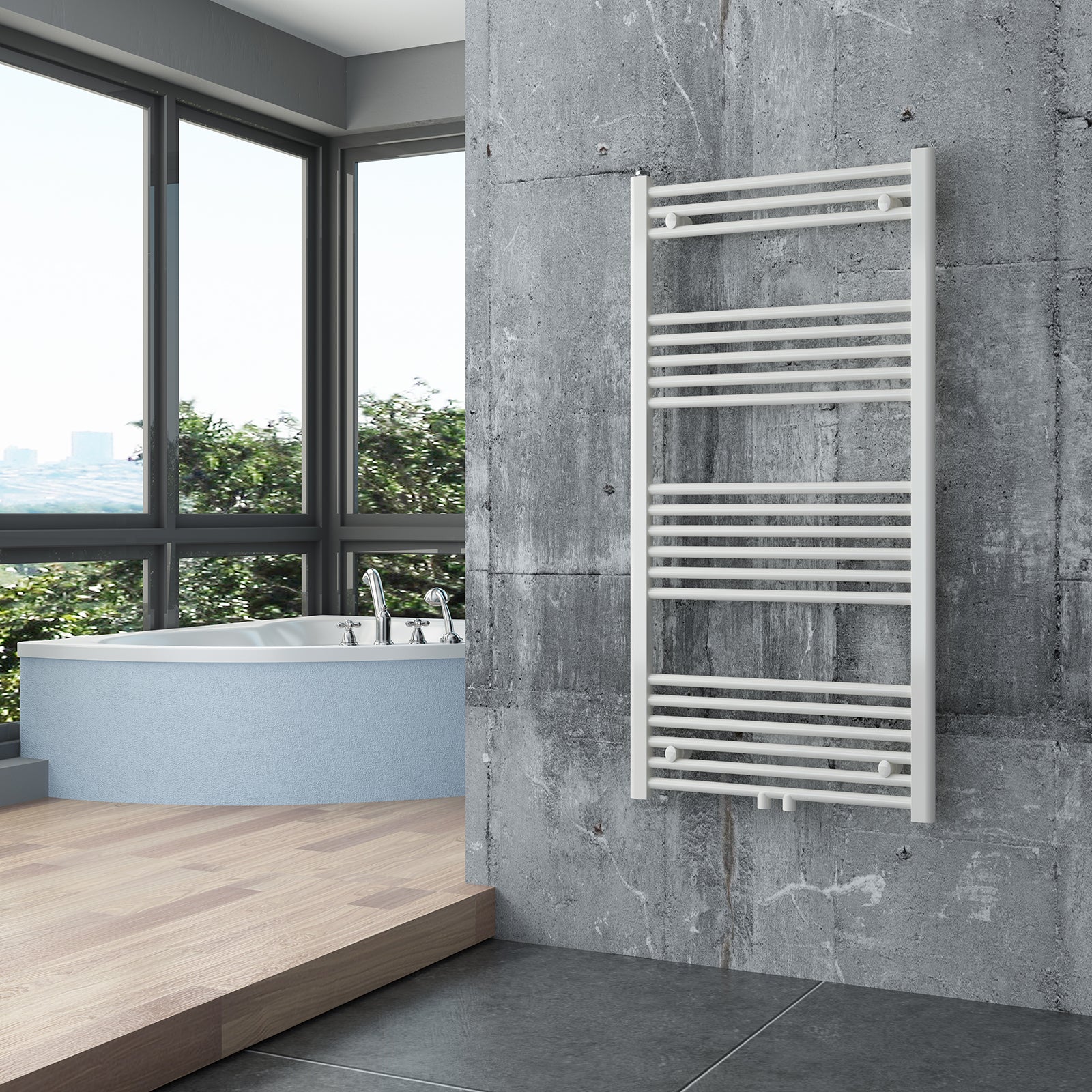 Badradiator håndklædevarmer R18W - Image 4