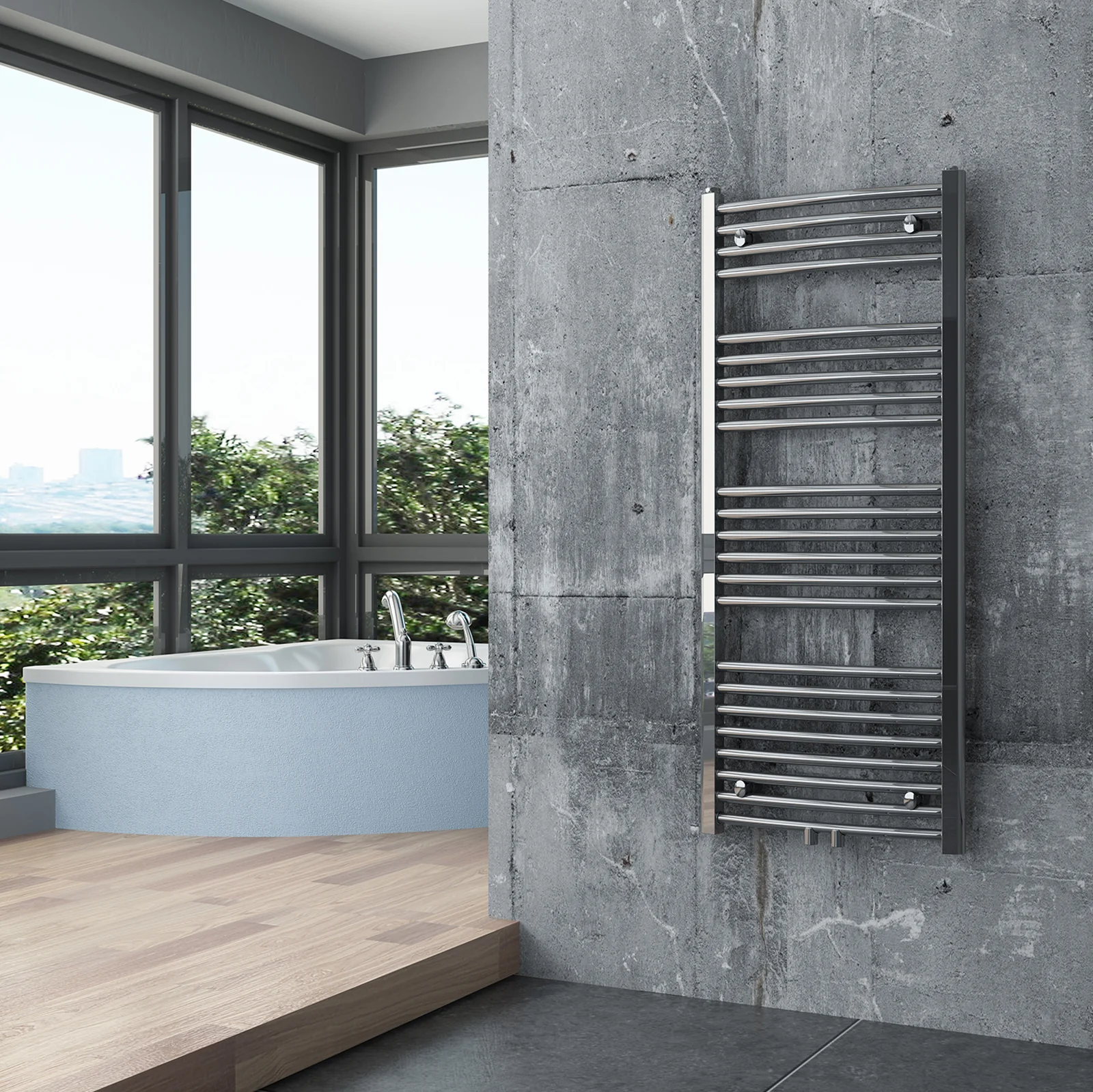 BERNSTEIN radiatorhåndklædevarmer til badeværelset R20C