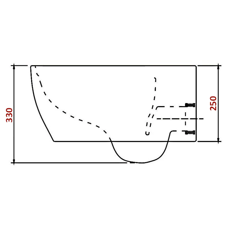 Væghængt toilet Nano NT2019 - Image 3