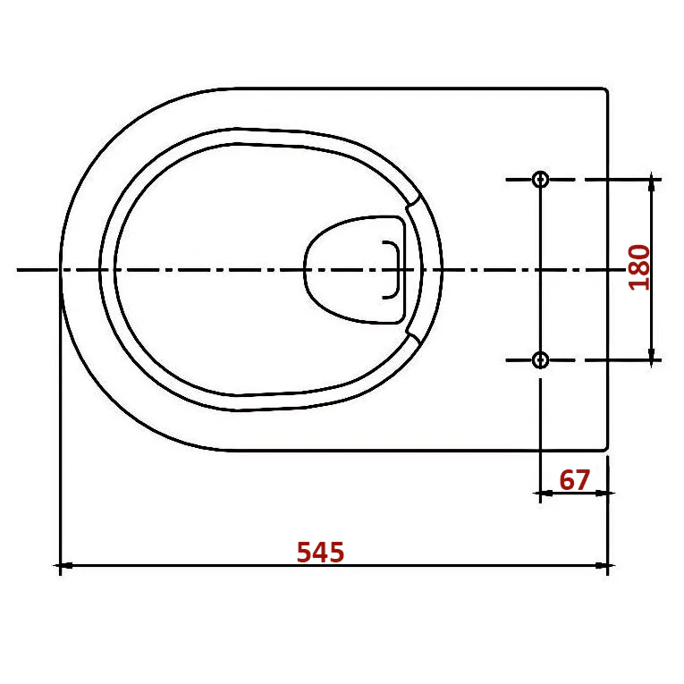 Væghængt toilet Nano NT2019 - Image 4