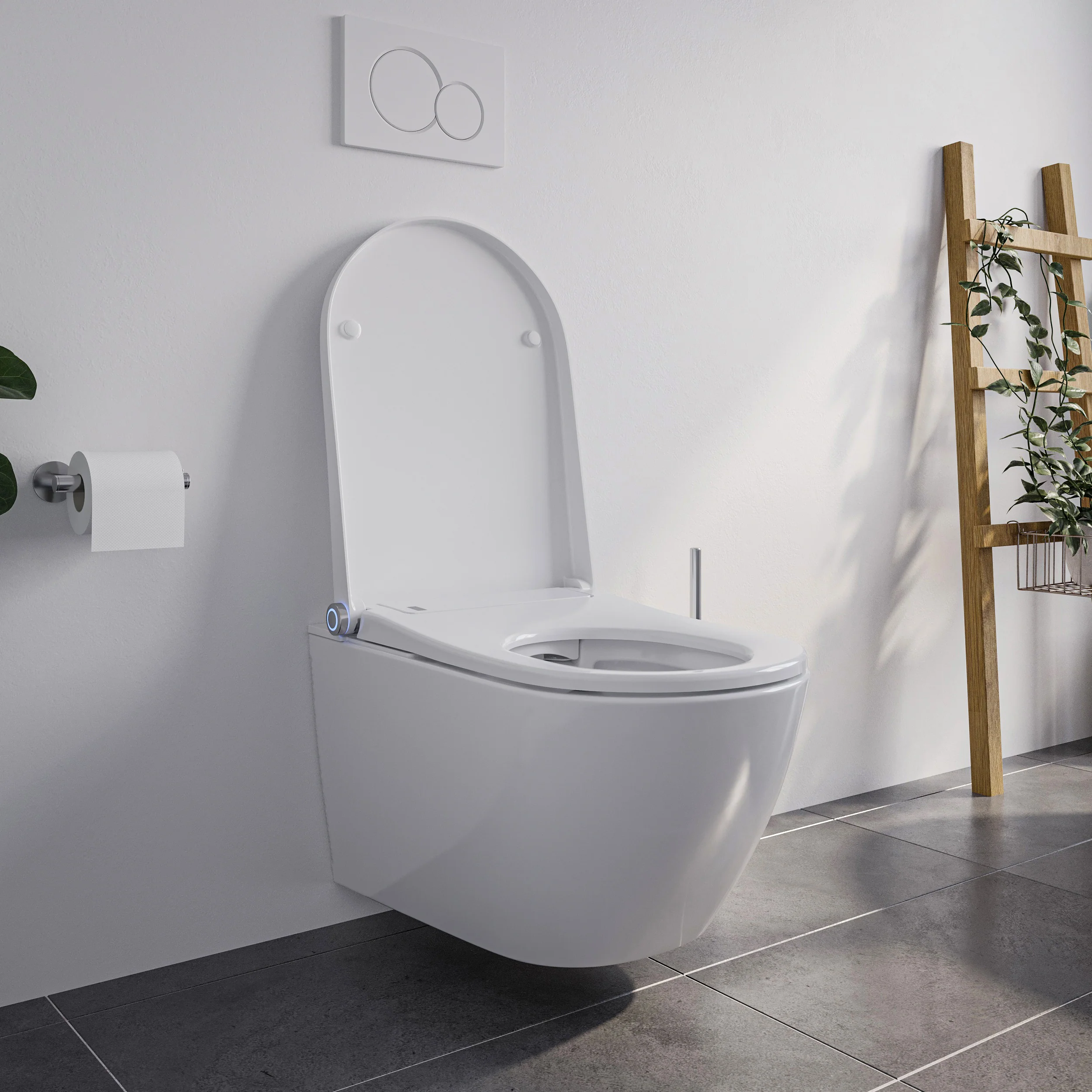Douchetoilet Basic 1102 Hvid - Image 3