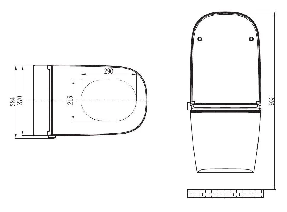 Douchetoilet PRO+ 1104 Sort - Image 11