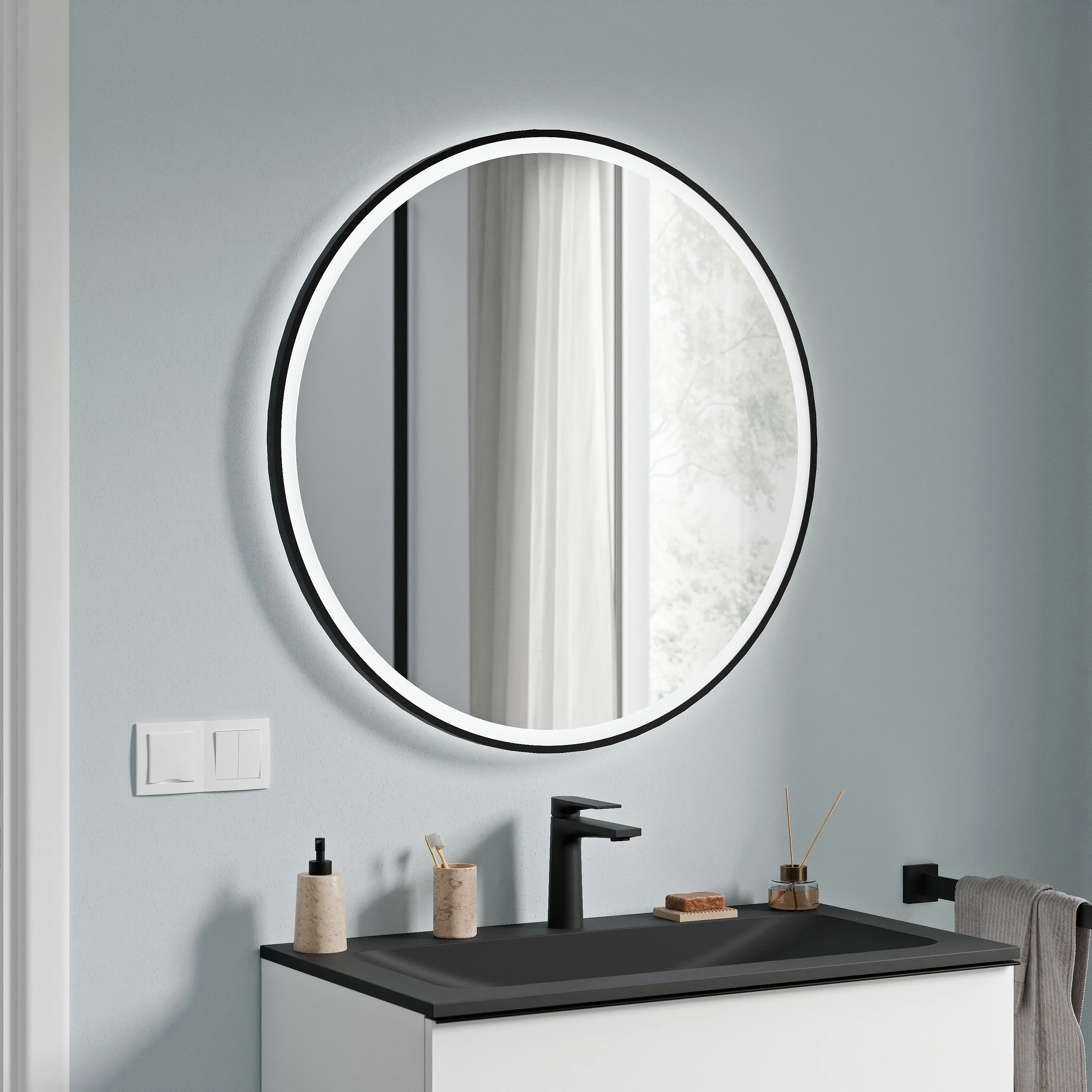 Badspejl VARO FRAME rund - Image 5
