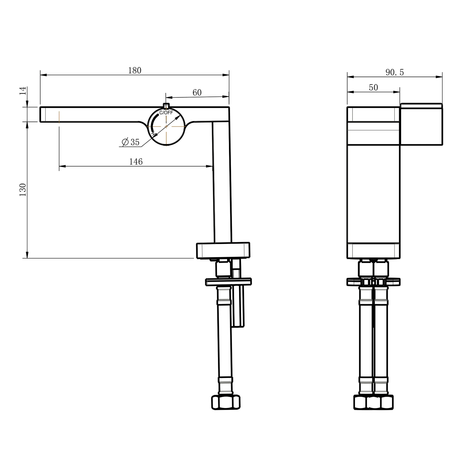 Design håndvaskarmatur badarmatur NT3110B - Image 7