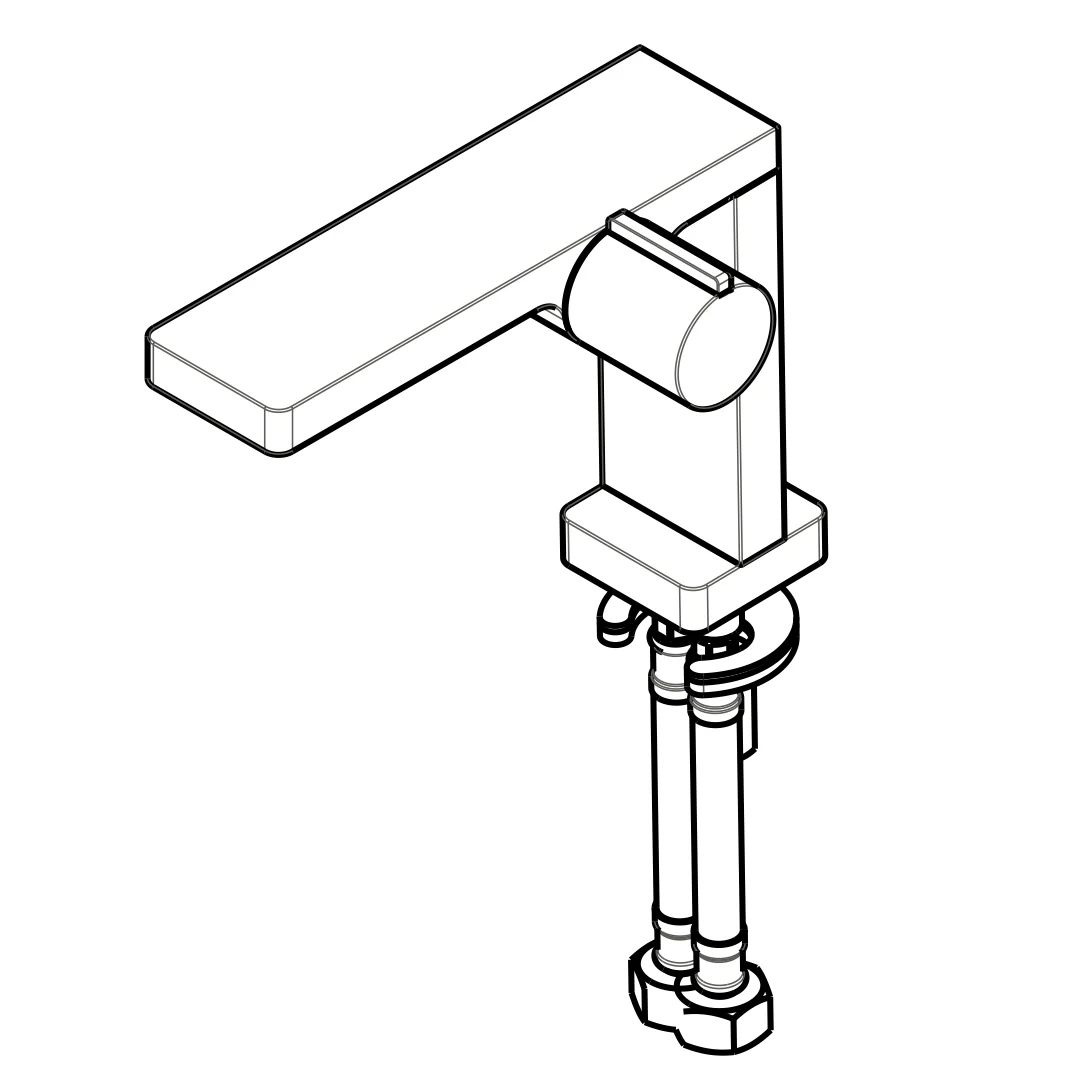 Design håndvaskarmatur Badeværelsesarmatur NT3110G - Image 8