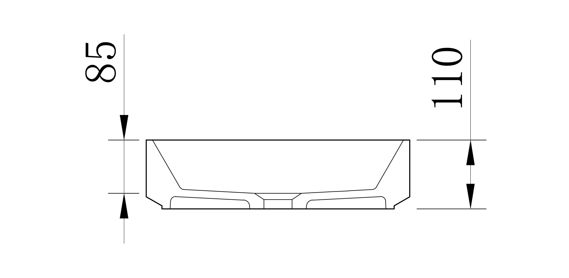 Bordmonteret Håndvask NT2430G - Image 12