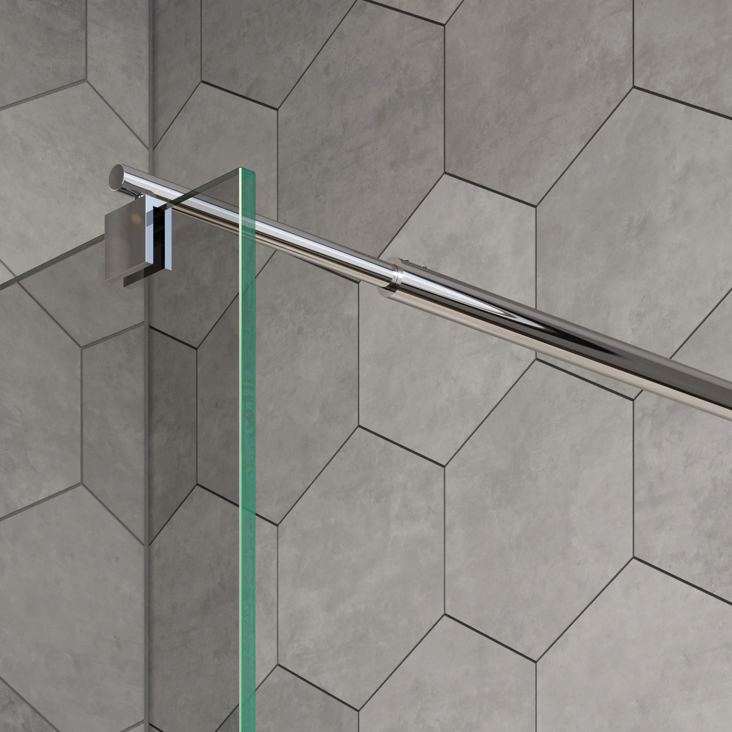Bruseafskærmning Walk-In Nano Bruser EX101 - Image 4