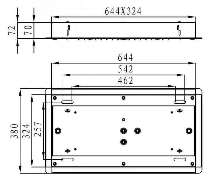 Brusehoved til indbygning i loftet XXL DPG5030 - Image 13