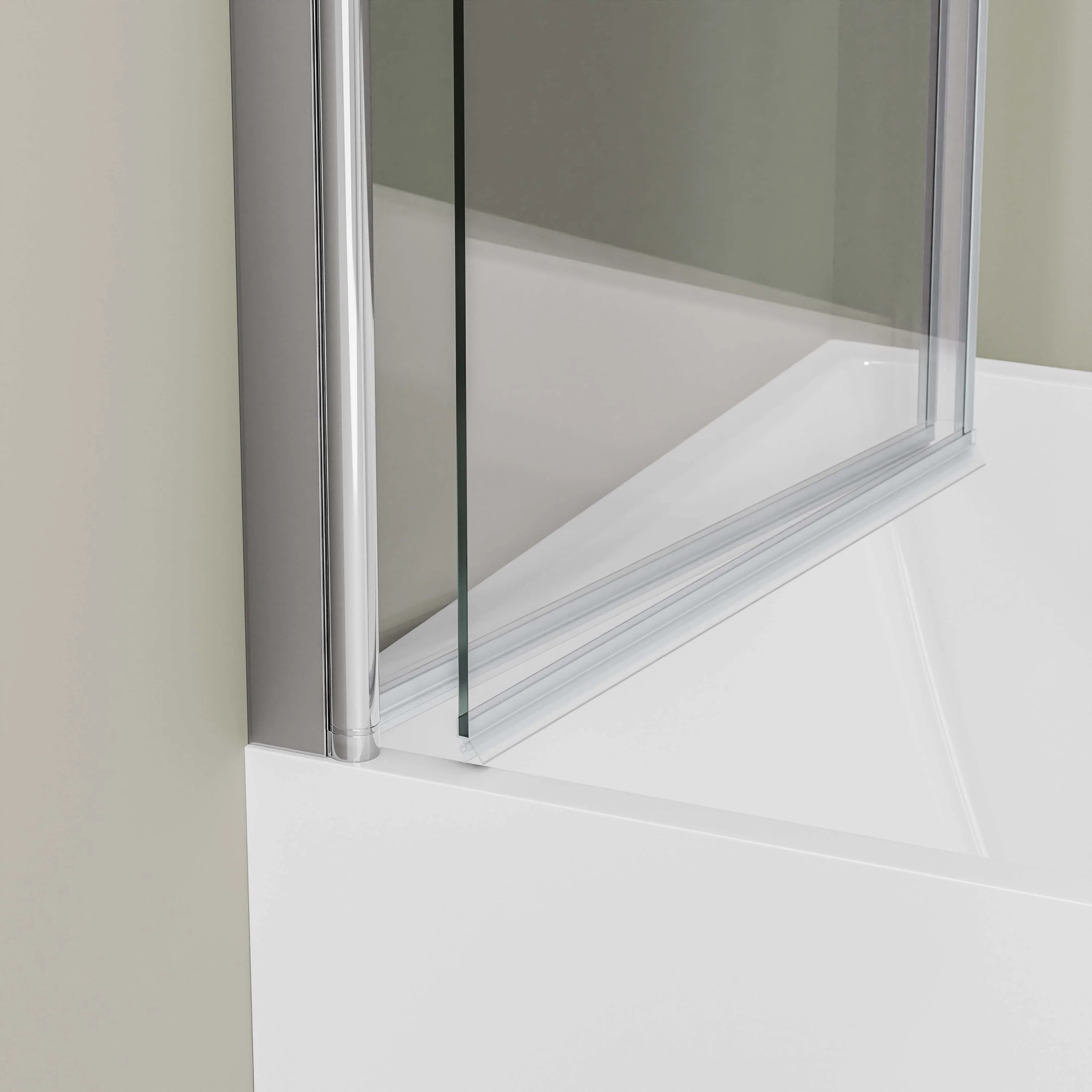 Brusekabine Nano ægte glas 6mm NT209 - 120 x 140 cm - profilfarve kan vælges - Image 8