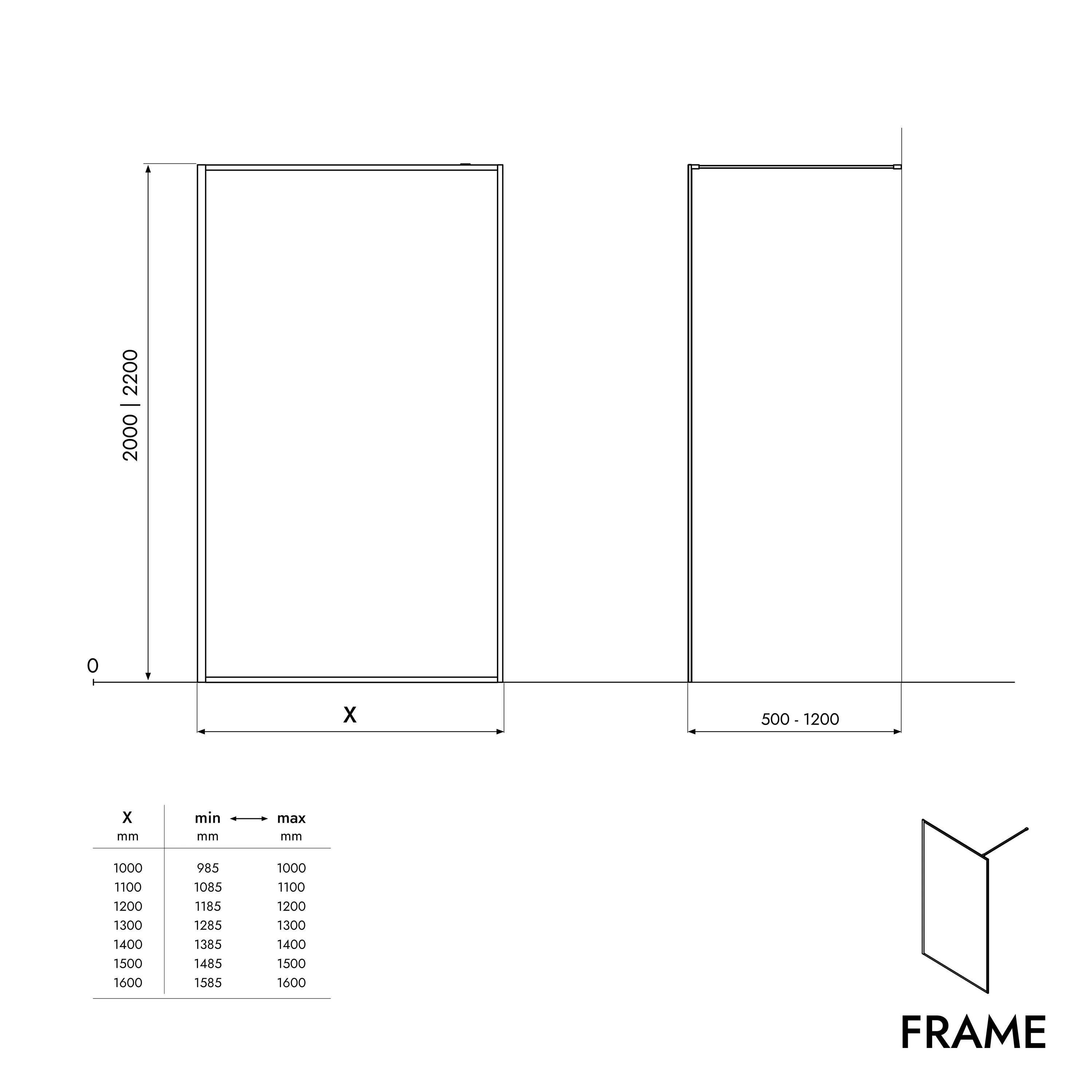 Walk-in bruser FRAME - Image 6