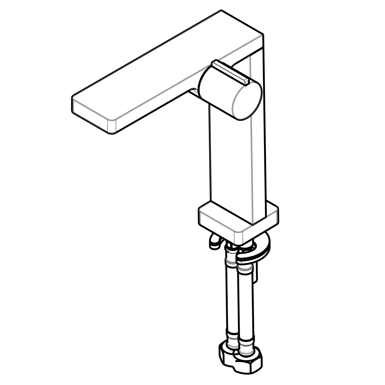 Design Vaskekarmatur til håndvask - Badeværelsesarmatur NT3220C - Image 8