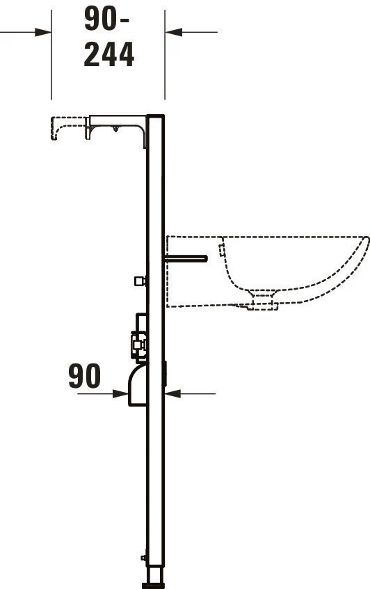 DuraSystem Waschtisch-Element, Standard - Image 3