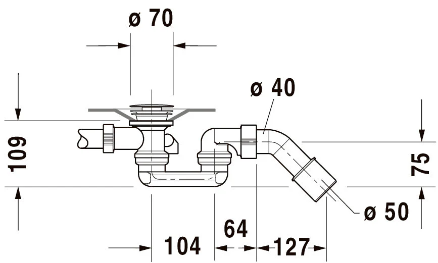 Duravit af- og overløbssæt - Image 4