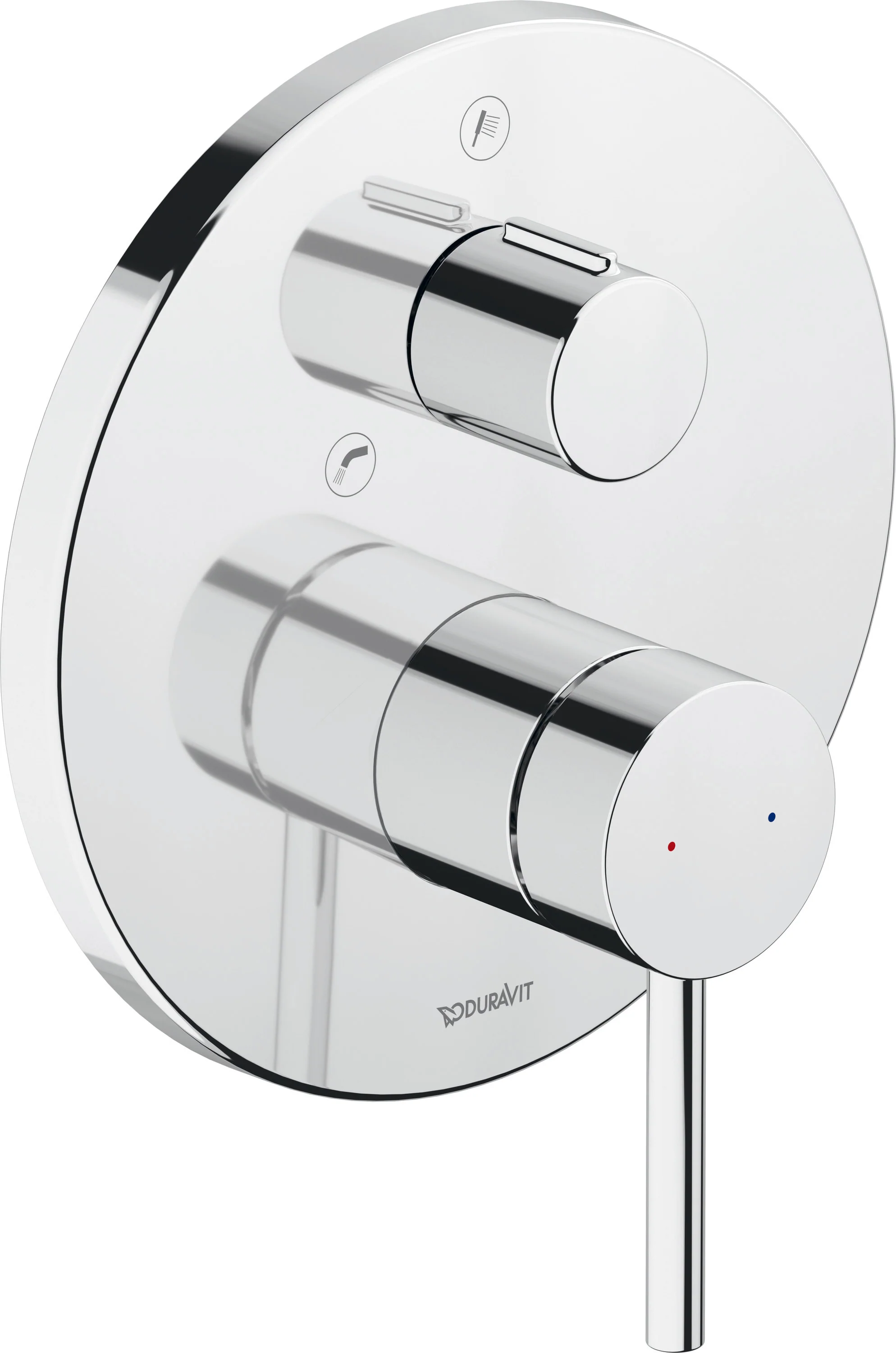 Duravit Circle etgrebsbatteri til skjult bad