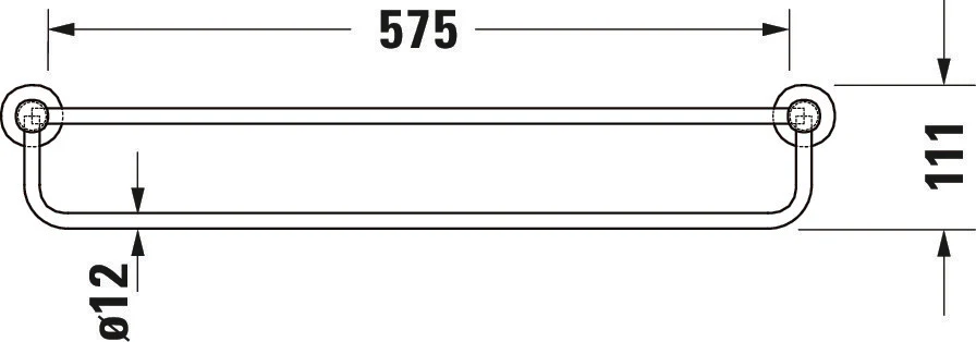 Duravit D-Code håndklædehylde  - Image 6