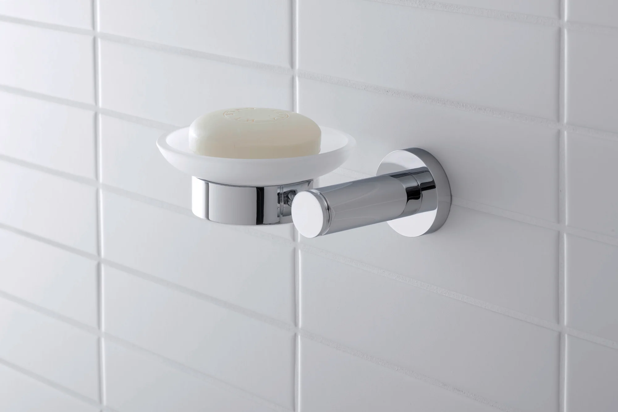 Duravit D-Code sæbeskål Ø10 cm til 1 sæbe  - Image 2