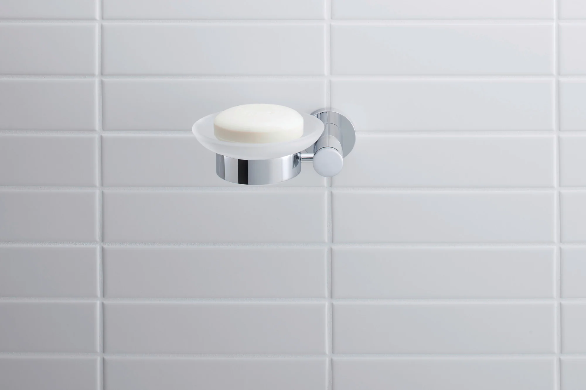 Duravit D-Code sæbeskål Ø10 cm til 1 sæbe  - Image 4
