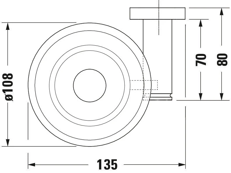 Duravit D-Code sæbeskål Ø10 cm til 1 sæbe  - Image 5