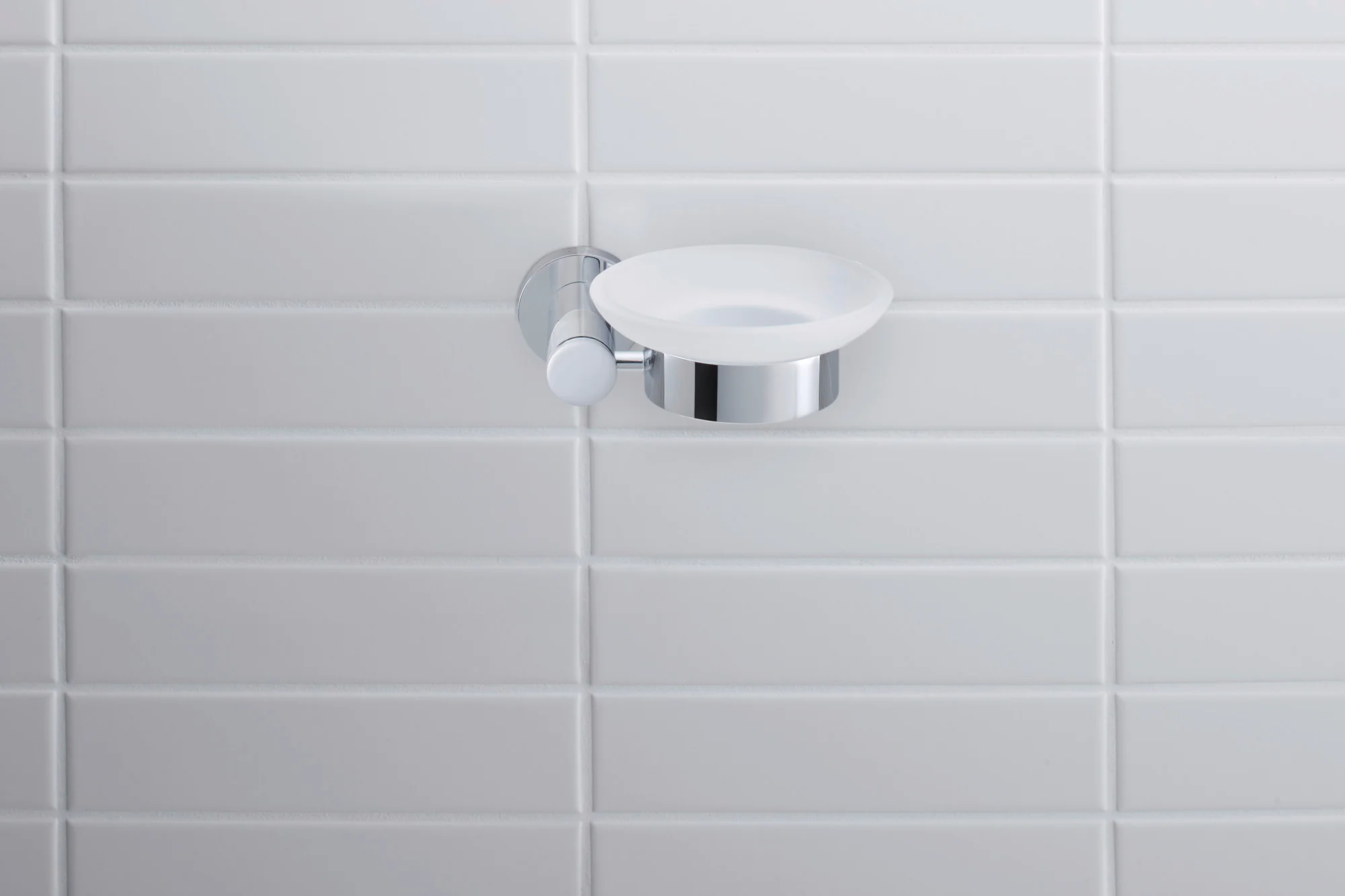 Duravit D-Code sæbeskål Ø10 cm til 1 sæbe - Image 3