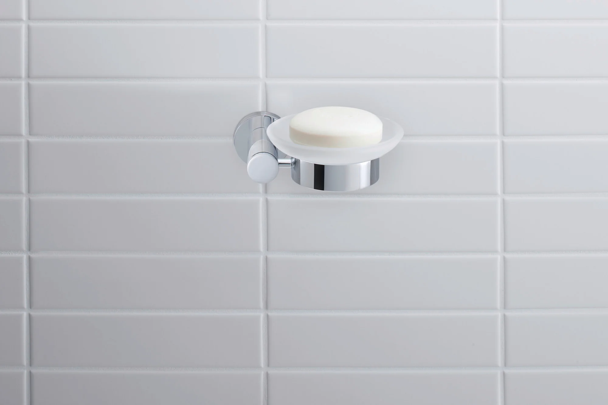 Duravit D-Code sæbeskål Ø10 cm til 1 sæbe - Image 4