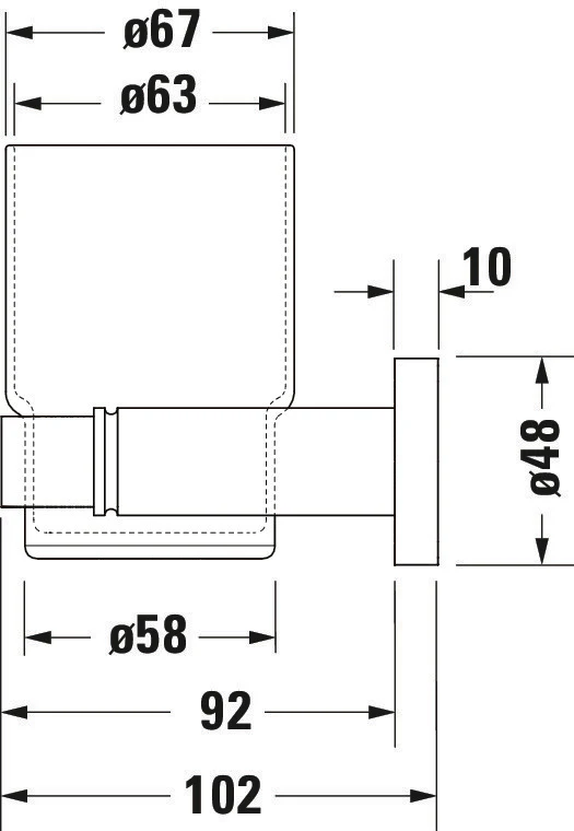 Duravit D-Code tandkrus - Image 6