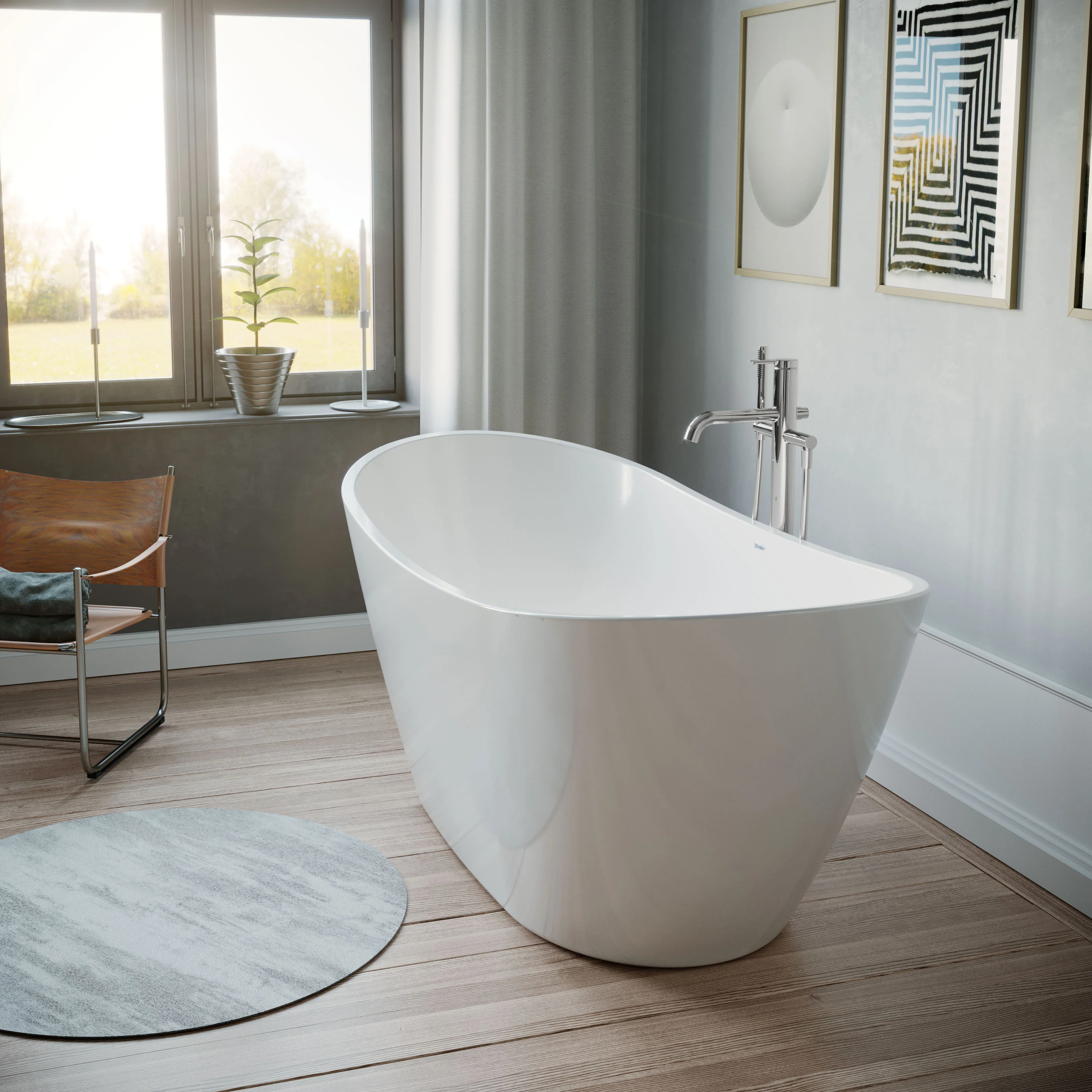 Duravit DuraBerk fritstående badekar - Image 16