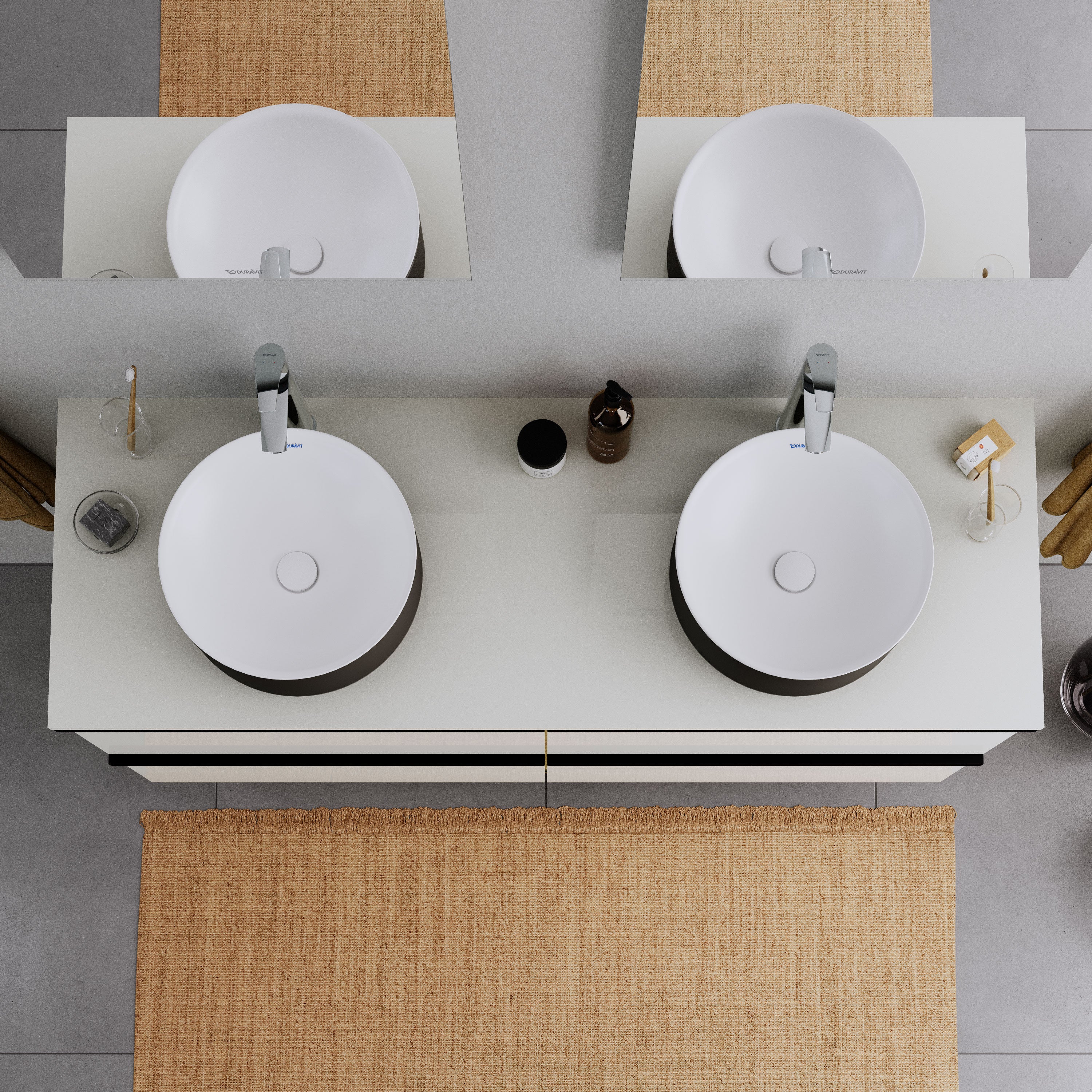 Duravit DuraCielo bordmonteret håndvask - Image 7