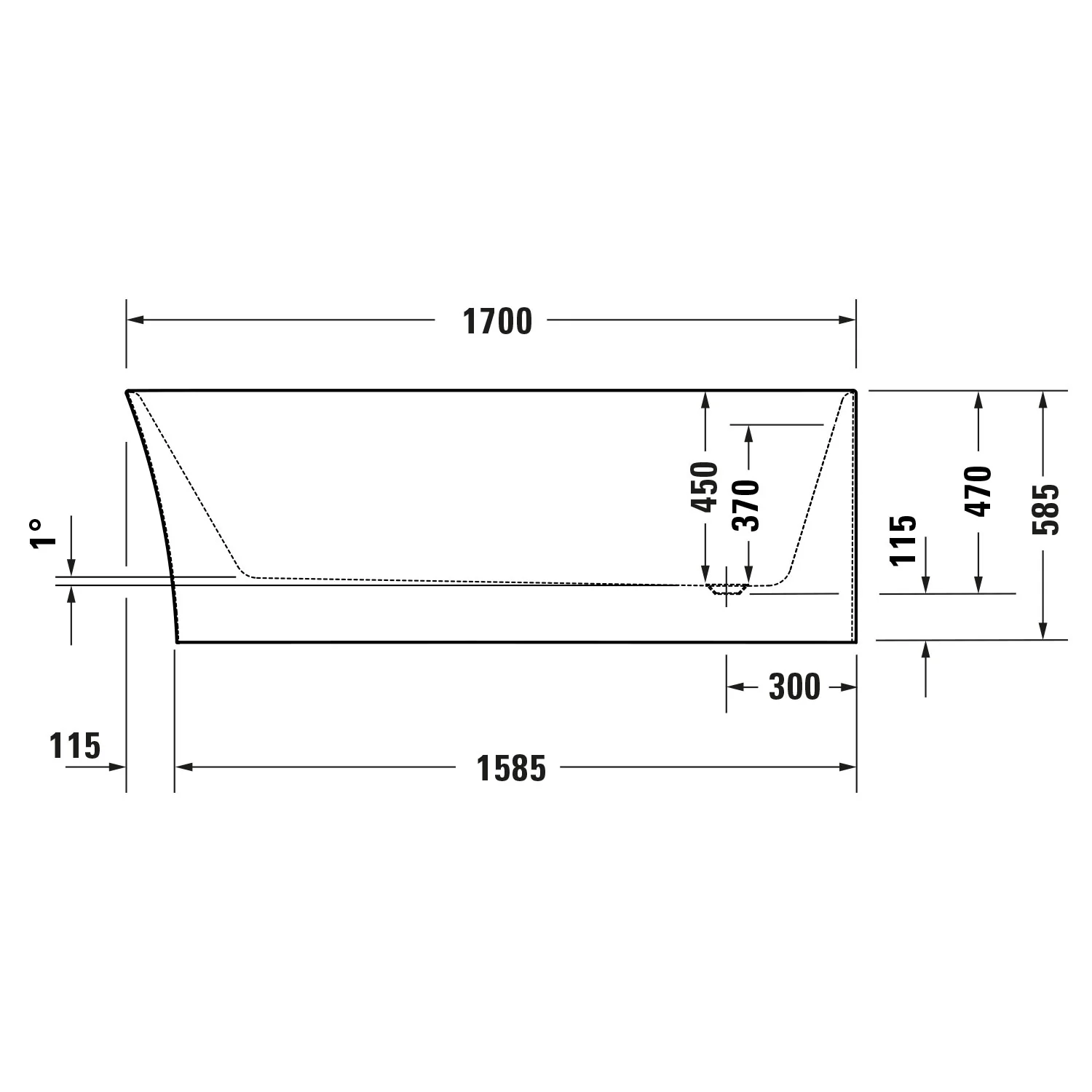 Duravit DuraDelfi hjørnebadekar - Image 6