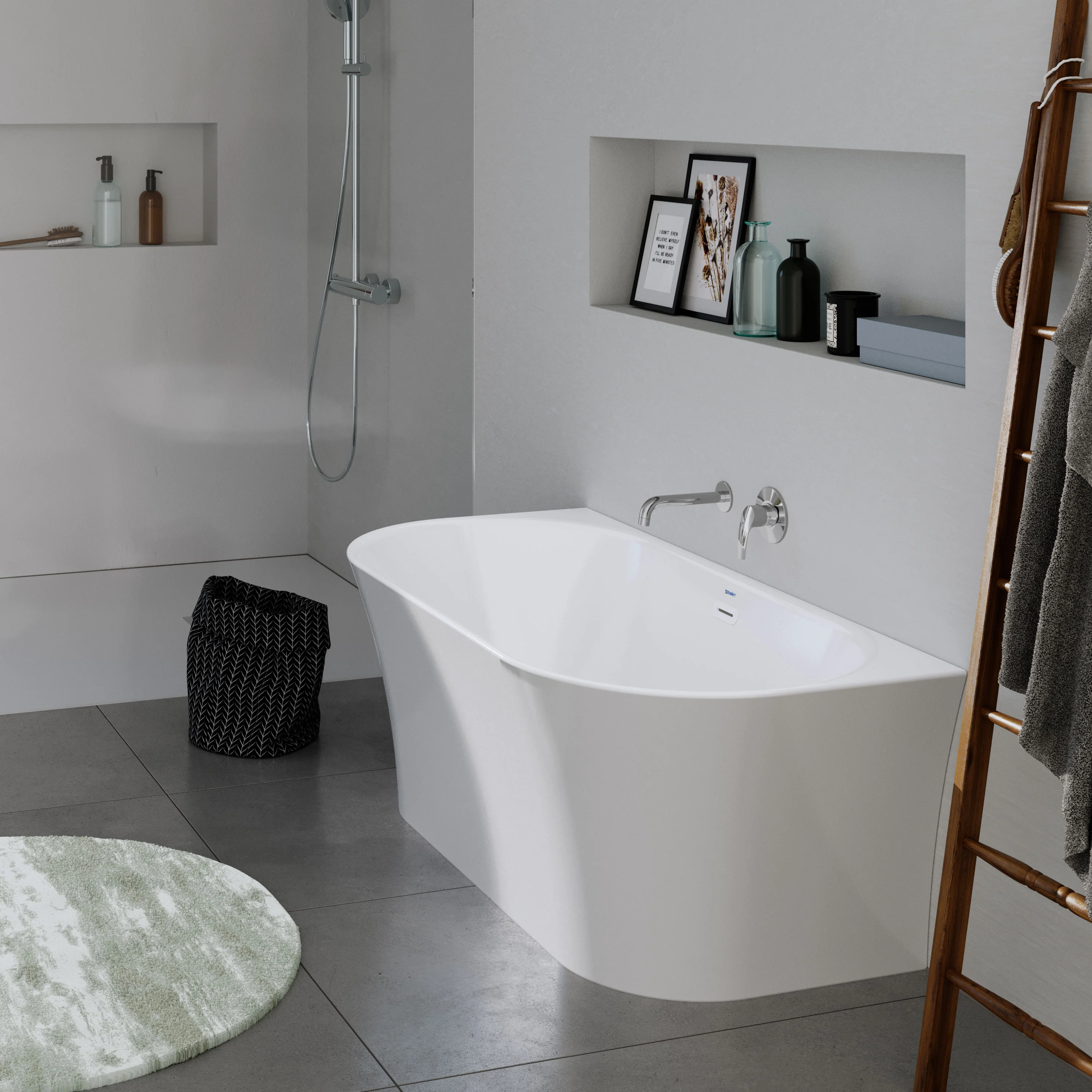Duravit DuraDelfi forvægsvBadekar - Image 2