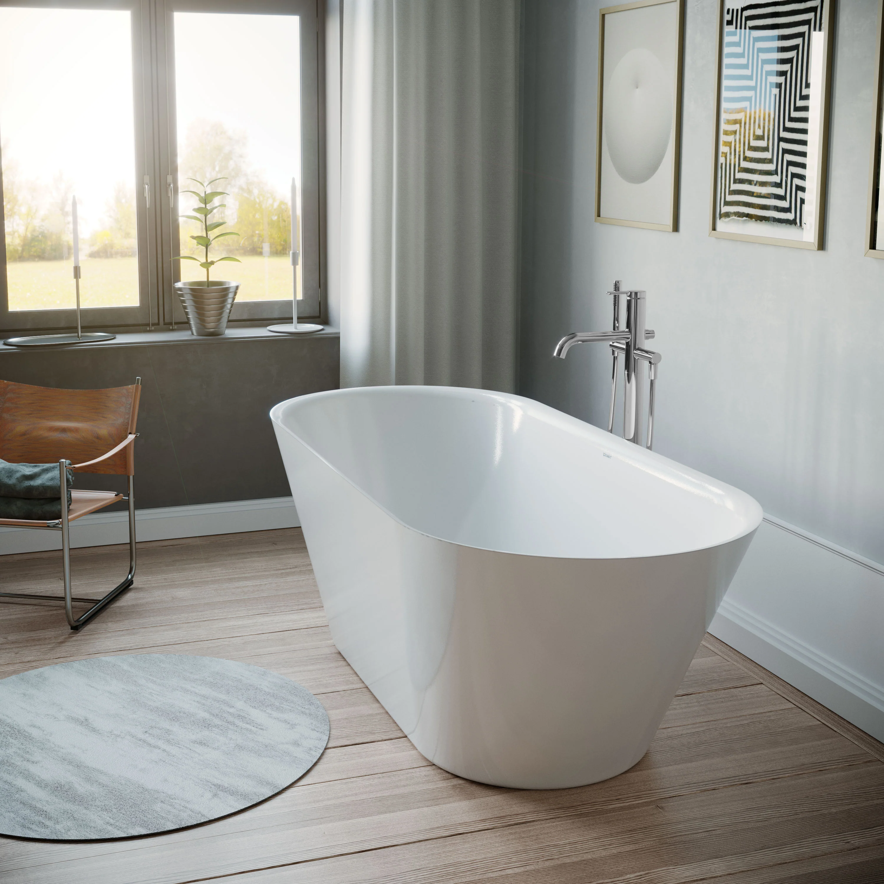 Duravit DuraStor oval fritstående badekar - Image 3