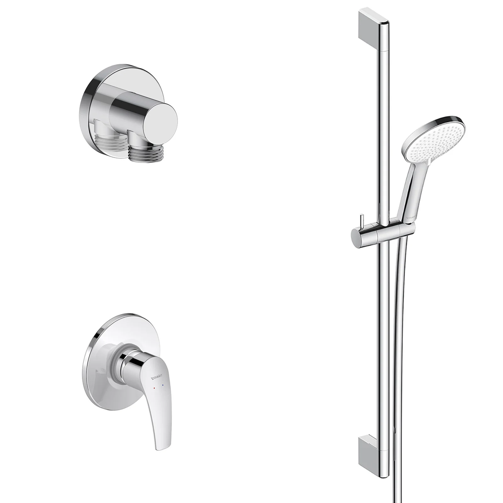 Duravit DuraVelez indbygningsbrusearmatur med brusehoved 