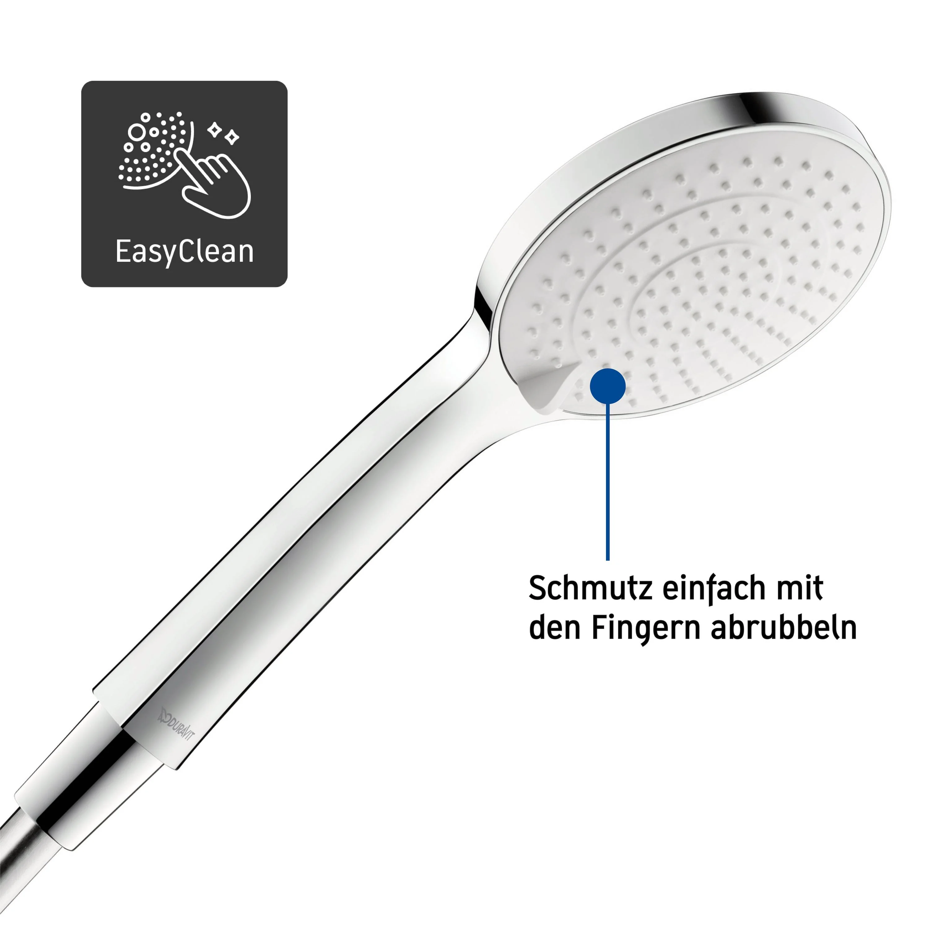 Duravit DuraVelez indbygningsbrusearmatur med brusehoved  - Image 4