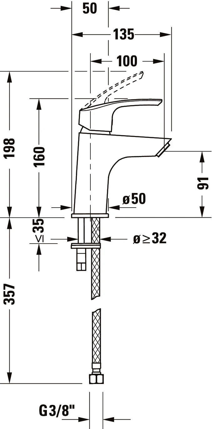 Duravit DuraVelez Waschtischarmatur - Image 9