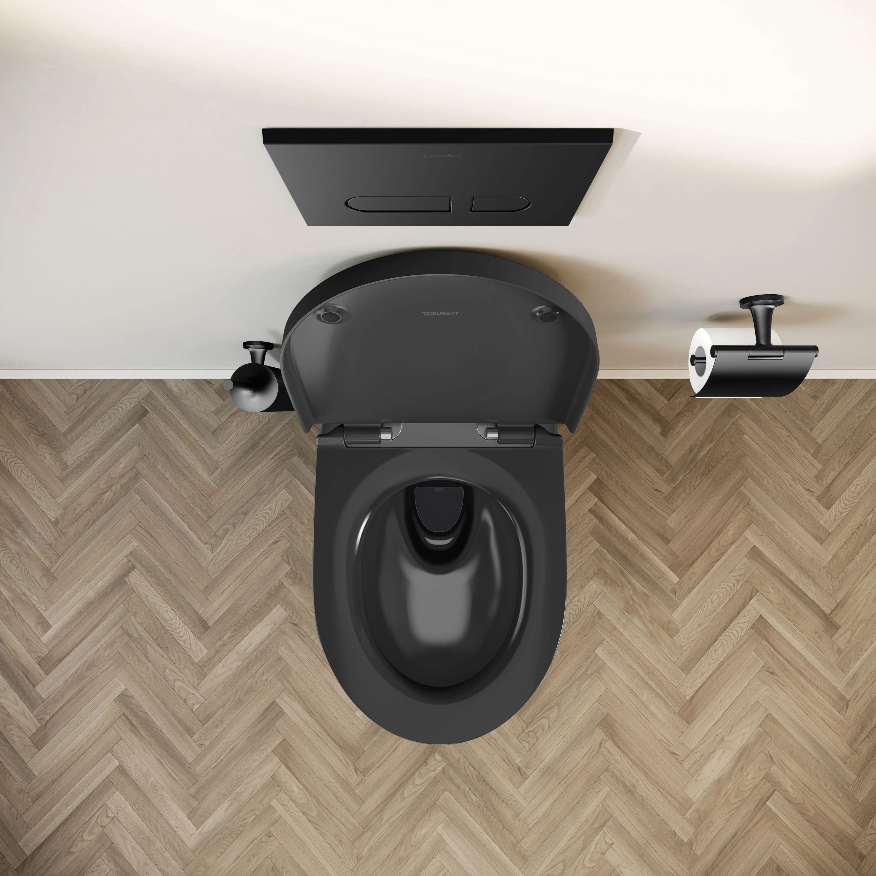 Duravit DuraVento væghængt toilet-sæt uden skyllekant - Image 6