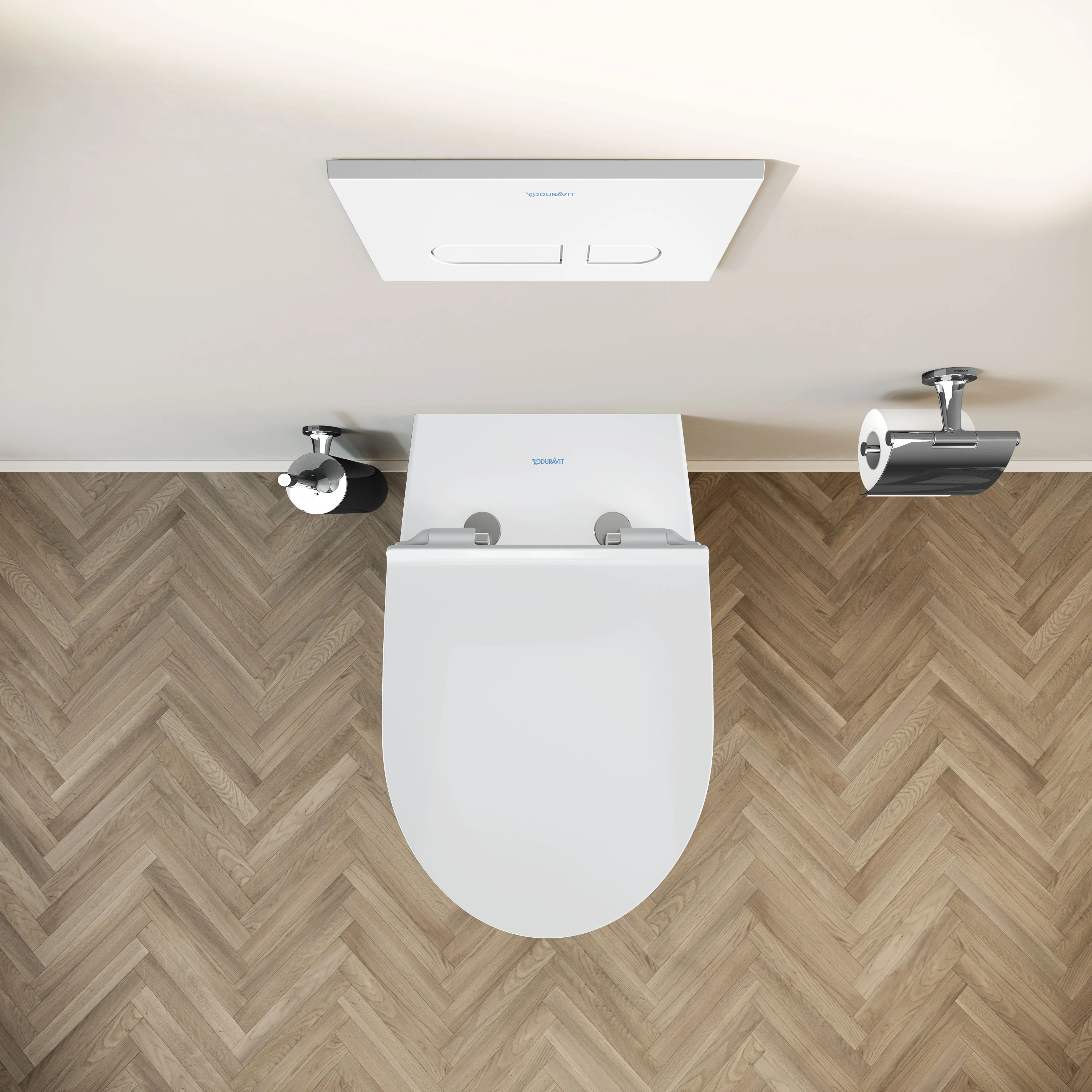 Duravit DuraVento væghængt toilet-sæt uden skyllekant - Image 10