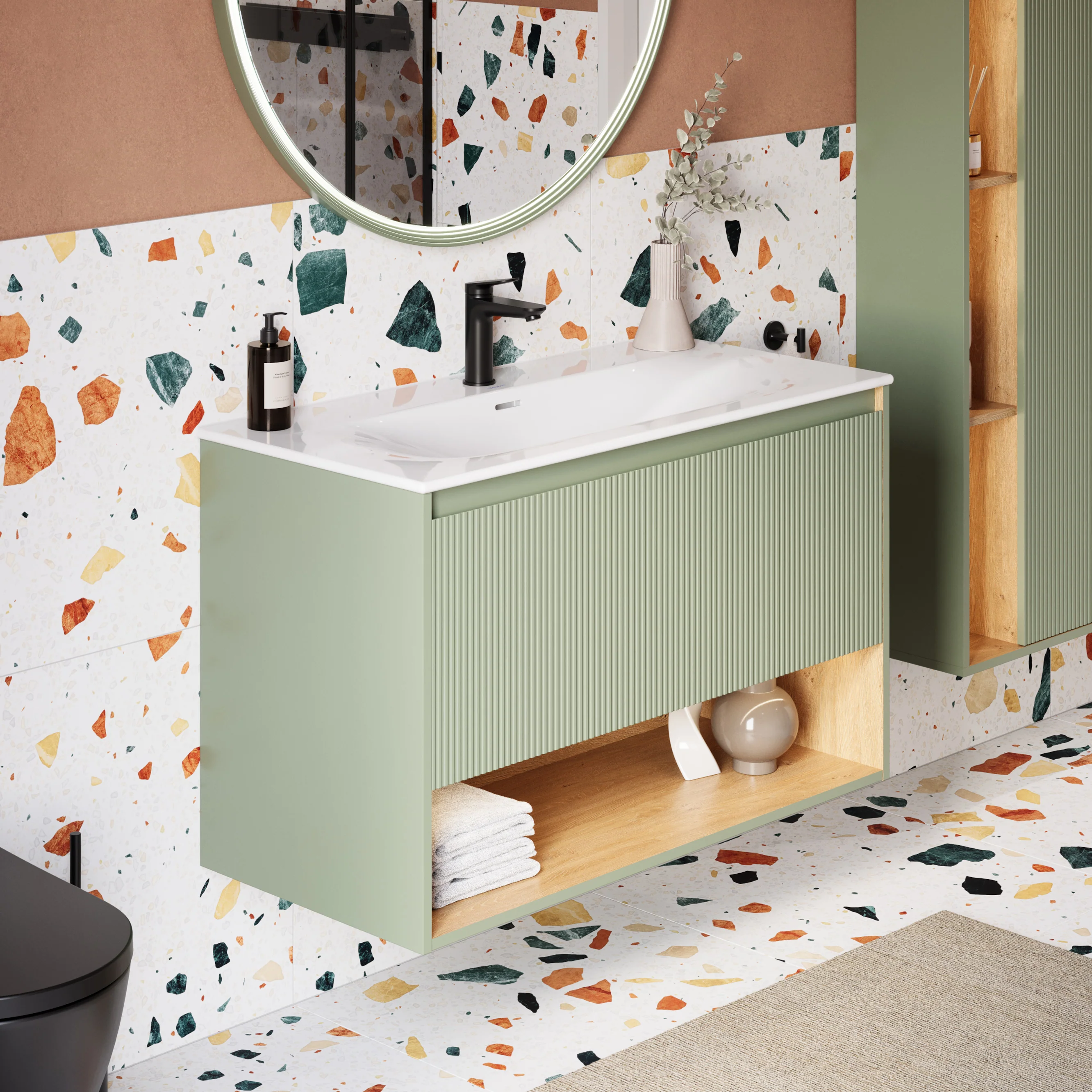 Duravit håndvask med underskab BELDIVO 100 cm - Image 13